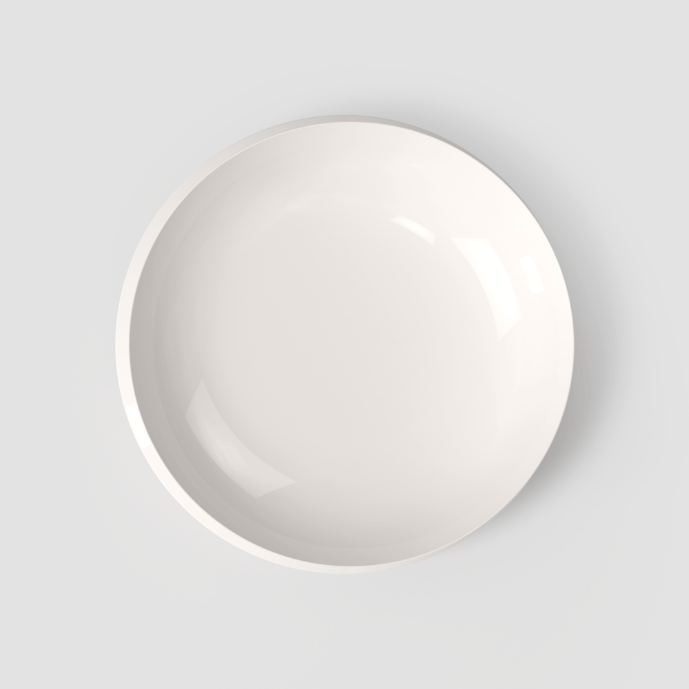 NewMoon Bowl - White, 25.4 oz, Premium Porcelain