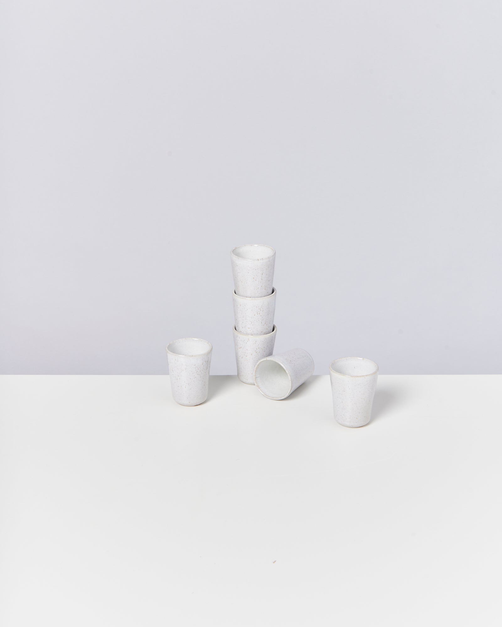 AREIA - ESPRESSO CUP WHITE SET OF 6