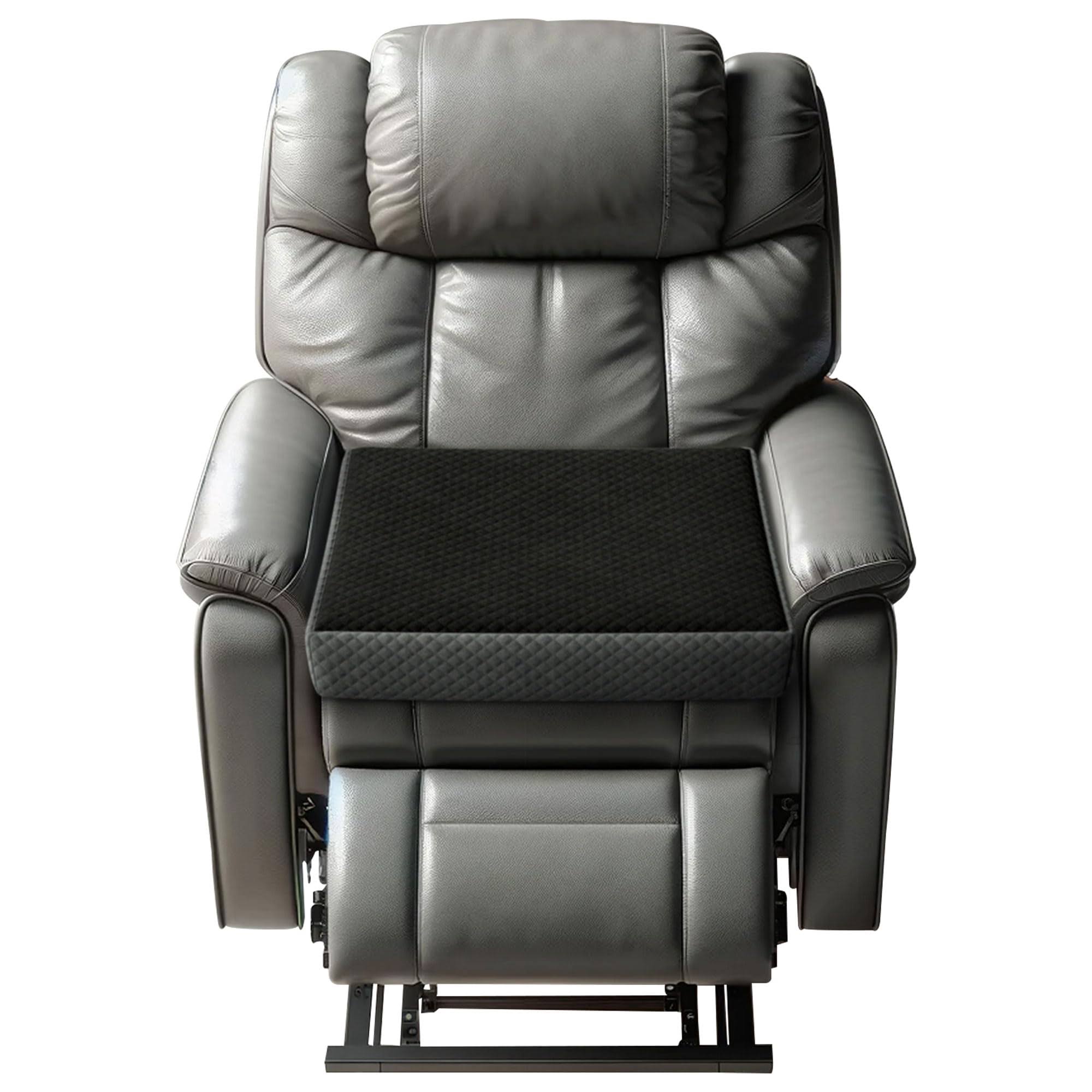 K?lbs Extra Large Recliner Cushion | Chic 2 Tone Velvet Cover | Memory Foam Seat Cushion 5 inch Thick 20