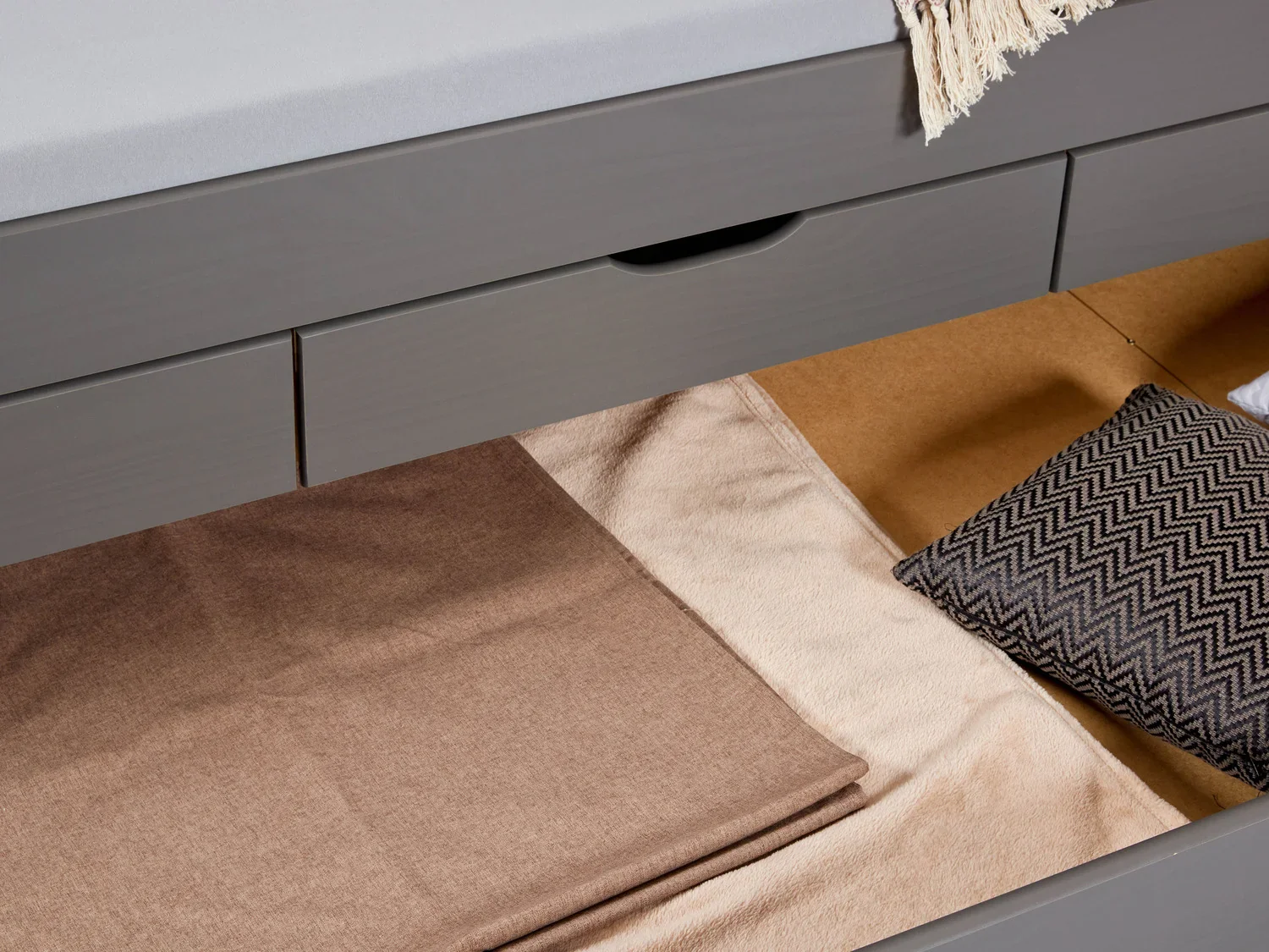 Inter Link Lit banquette 3 tiroirs, 205 x 63 x 96 cm