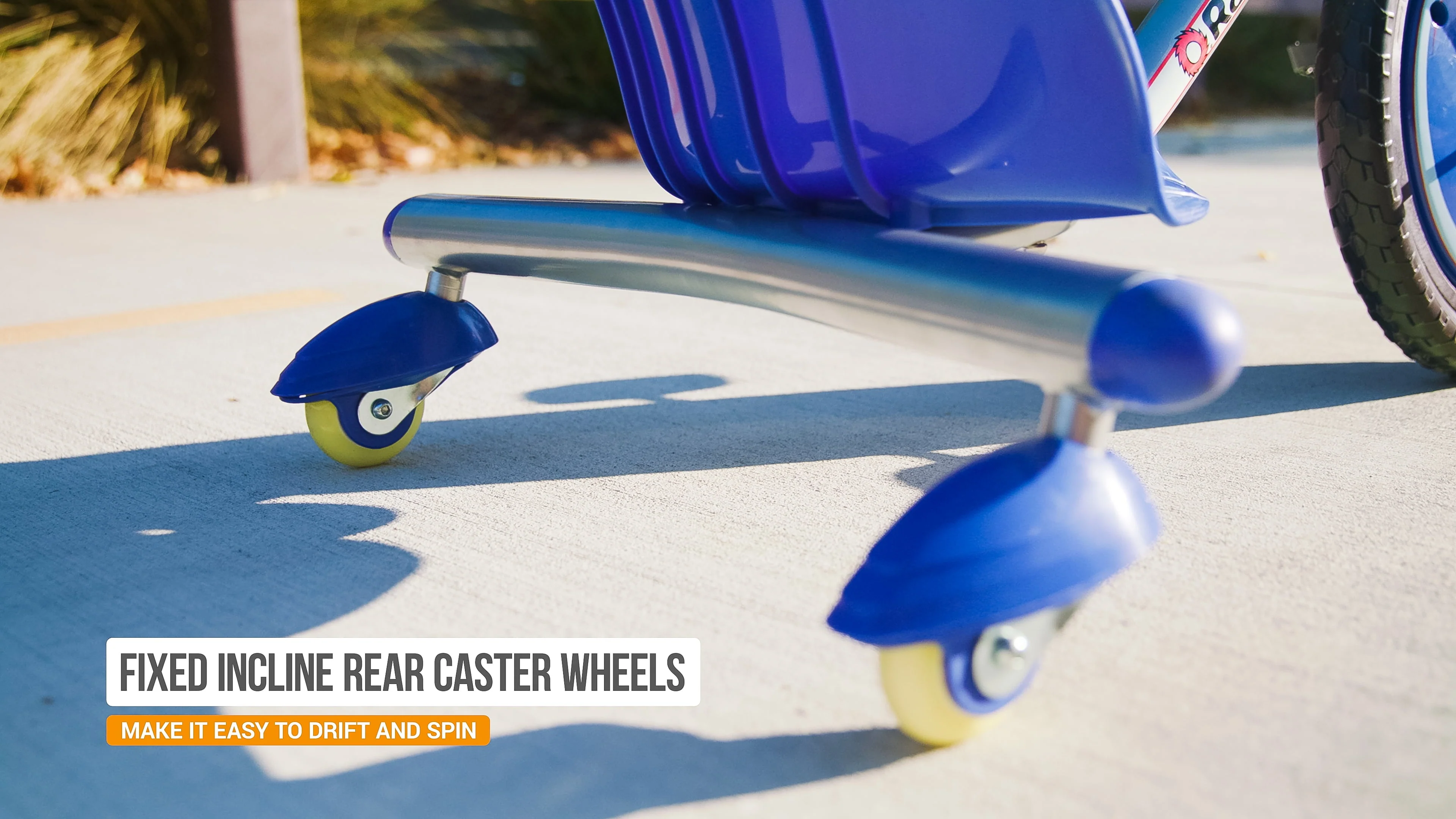 Razor RipRider 360 Drift Trike Blue, 16" Front Wheel, 3 Wheeled Drifting Ride On, Tricycle with Rear Casters for Kids Ages 5 and Up, Unisex Image 9