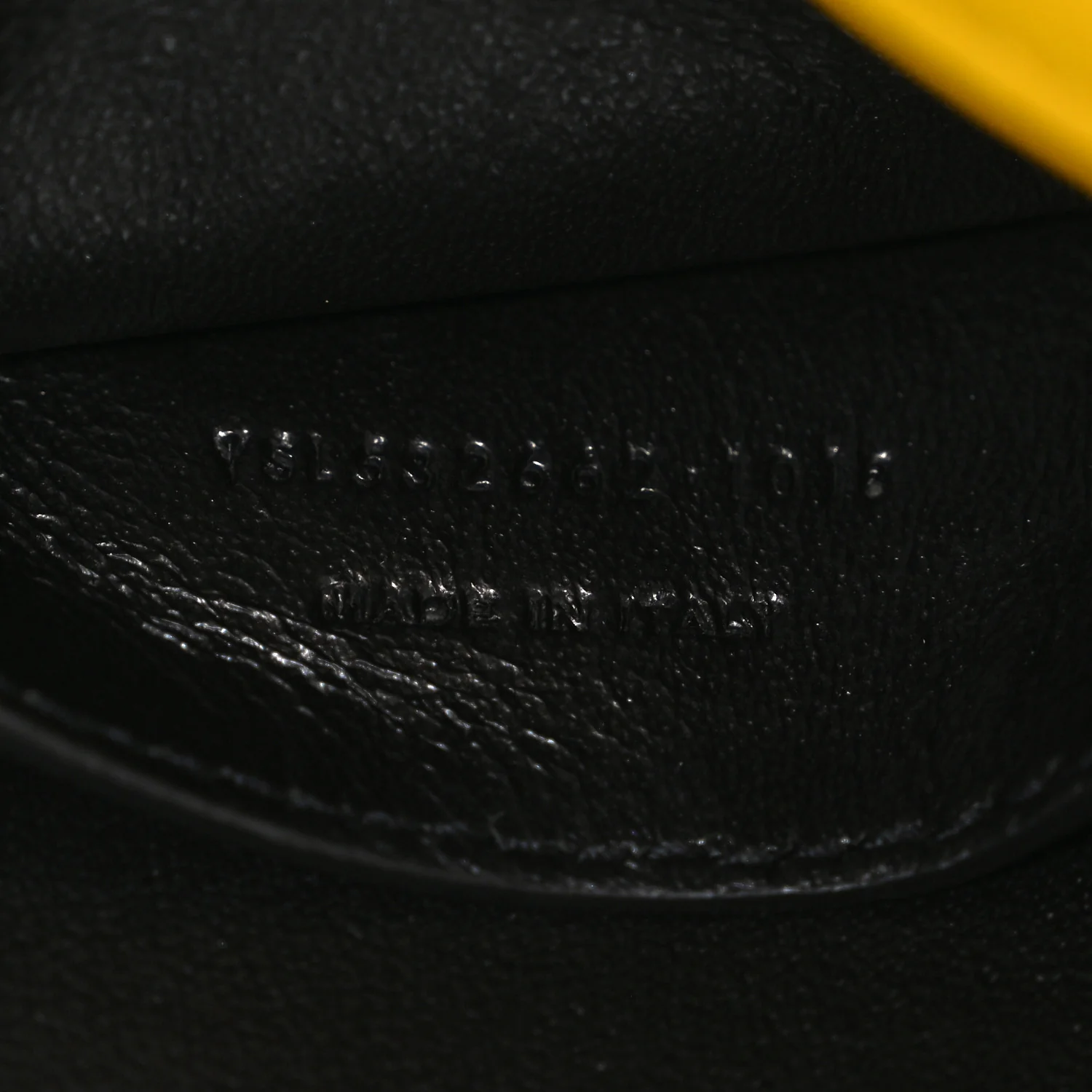 Lambskin Matelasse Chevron Monogram Small Sulpice Bag Mimosa