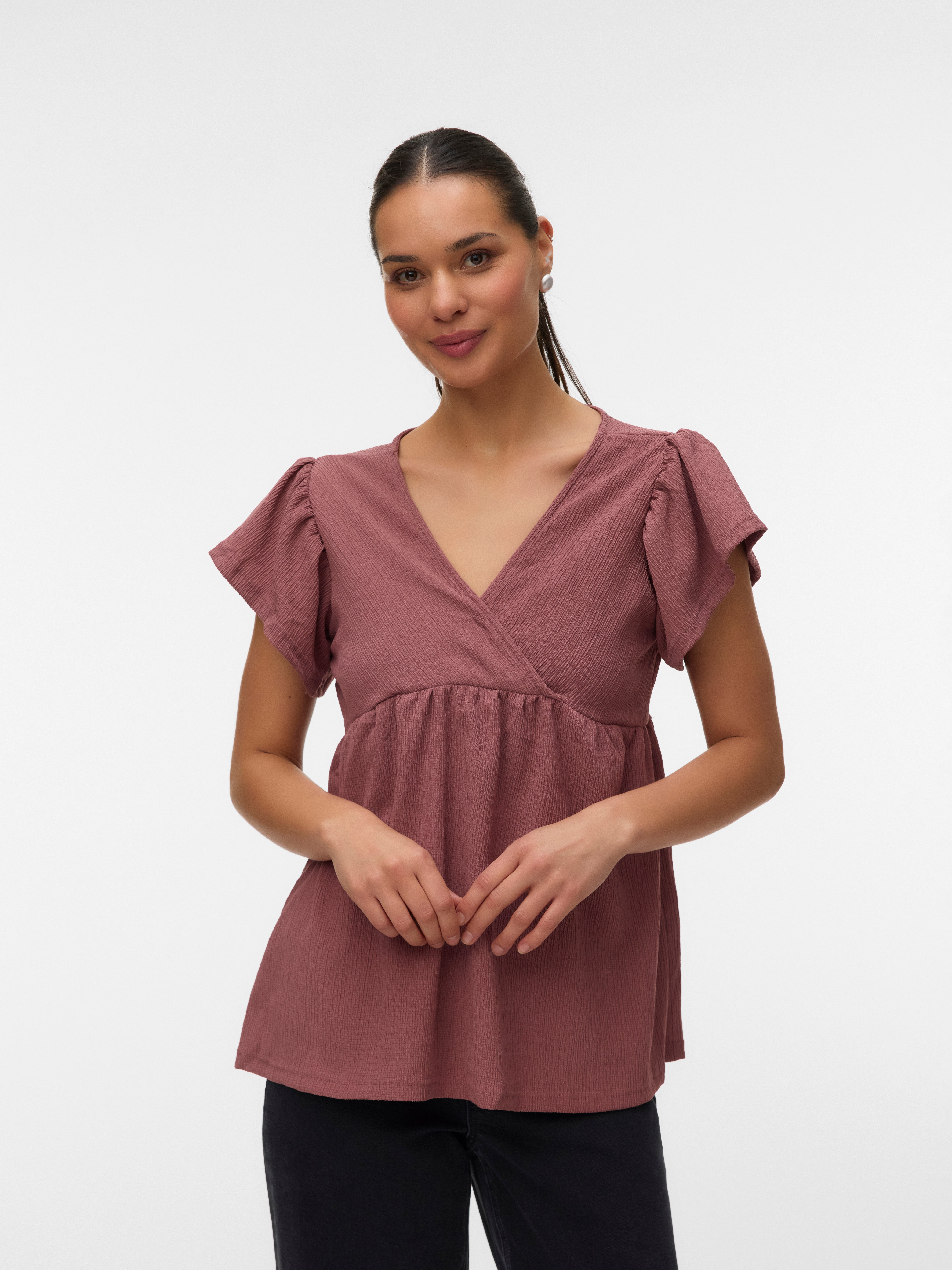 VERO MODA® Regular Fit V-Neck Top