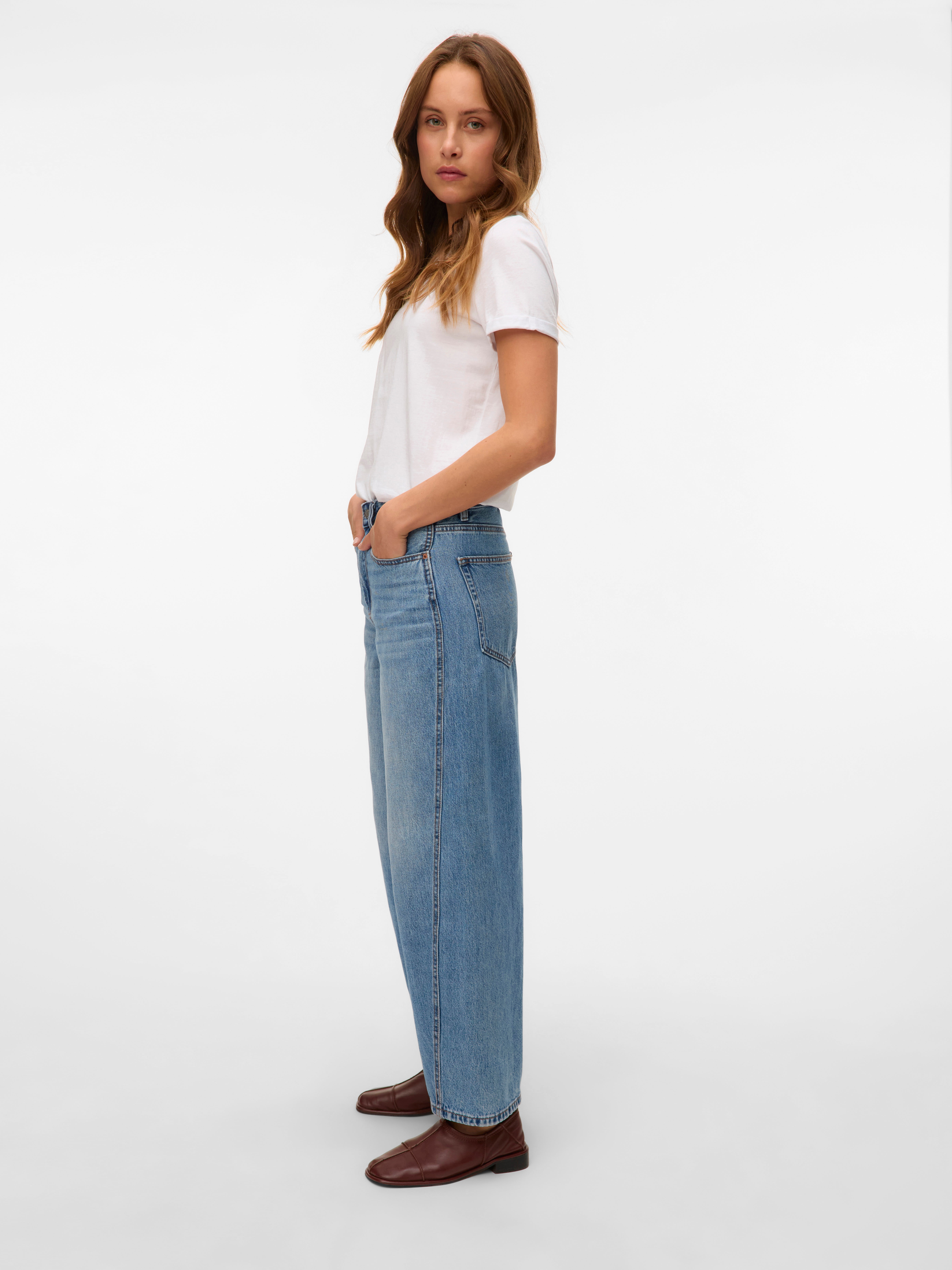 VERO MODA® VMZELDA High rise Barrel Fit Jeans