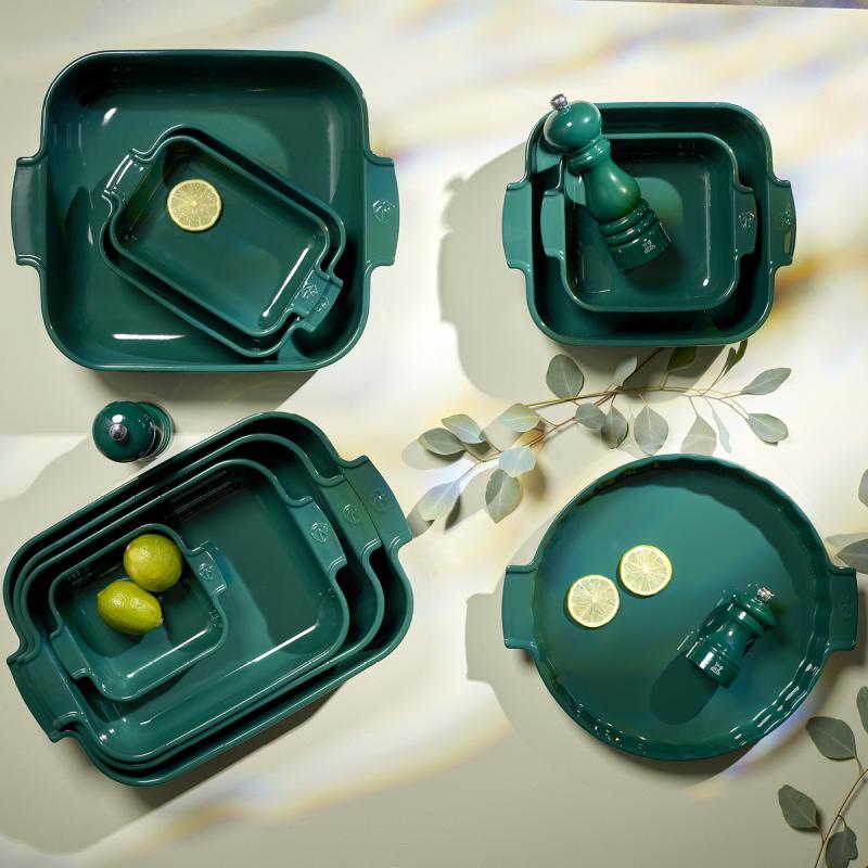 Appolia ildfast form keramik 22 cm grønn