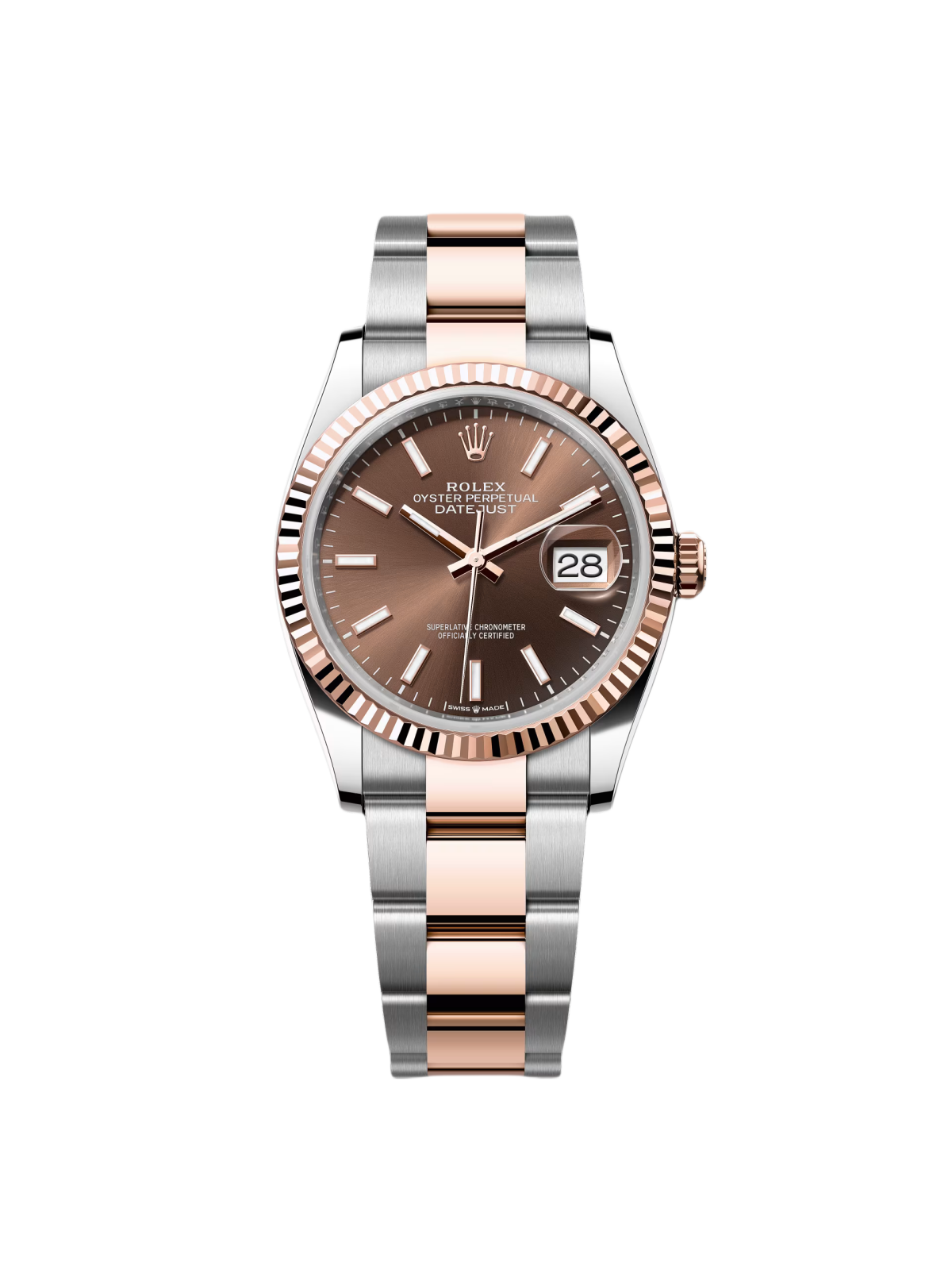 【Super Clone】RLX  Datejust 36mm 126231 Chocolate Dial Oyster Bracelet