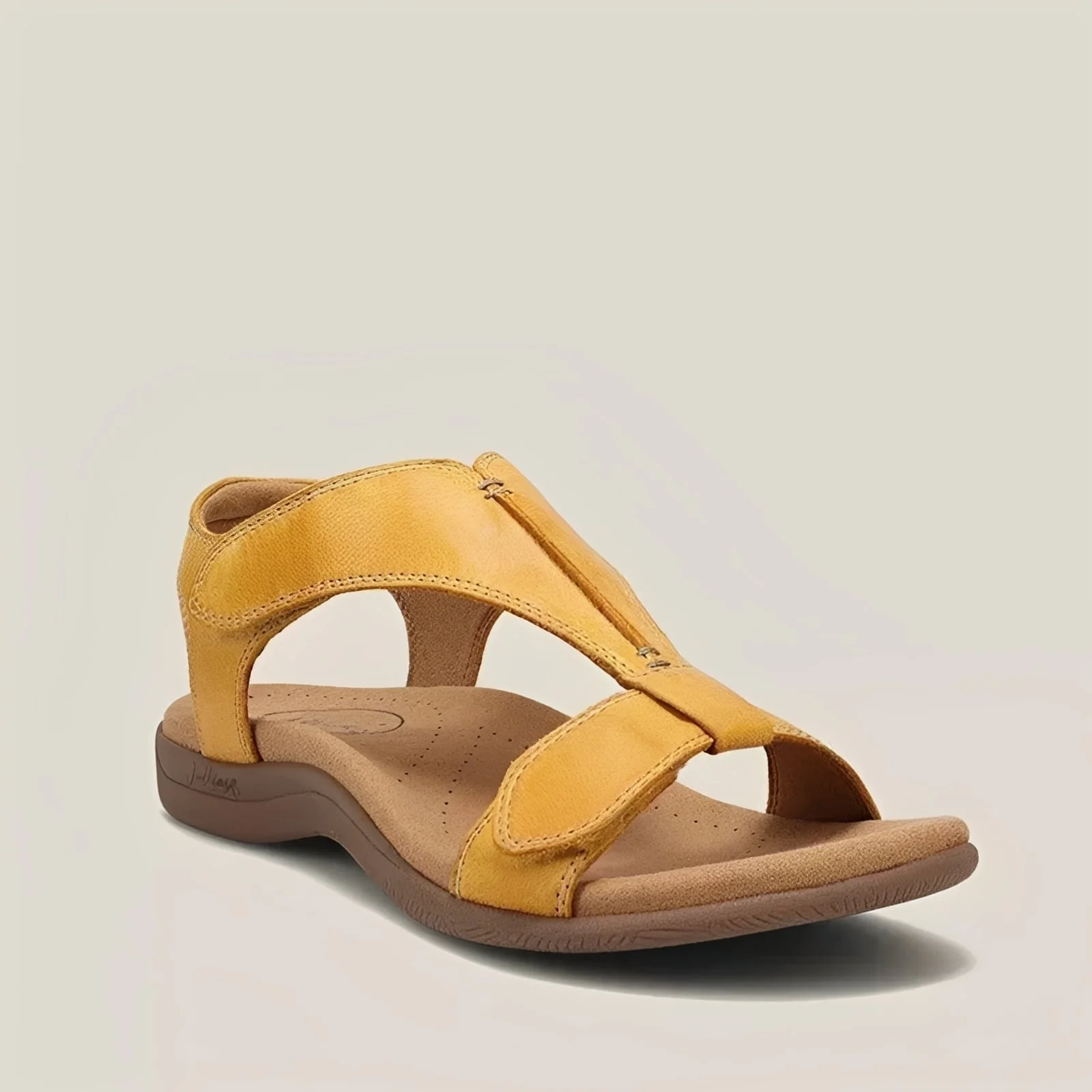 Sharon - Sandales à plateforme avec sangle Velcro