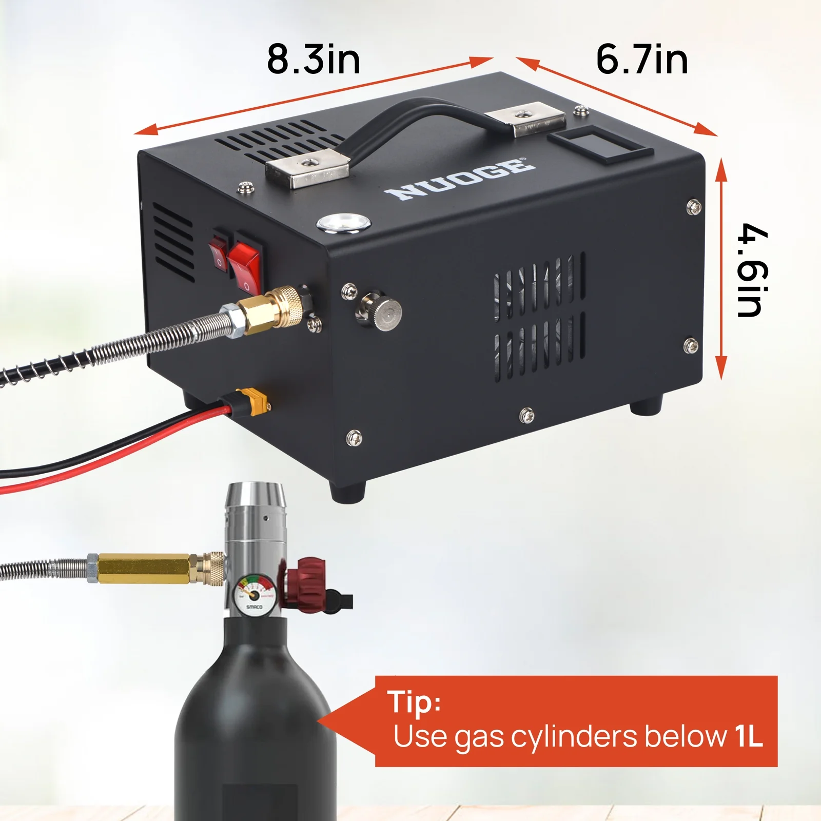 Pcp Air Compressor,4500Psi 12V DC or 110V AC W/Converter Paintball/Scuba Tank Compressor Pump - Image 6