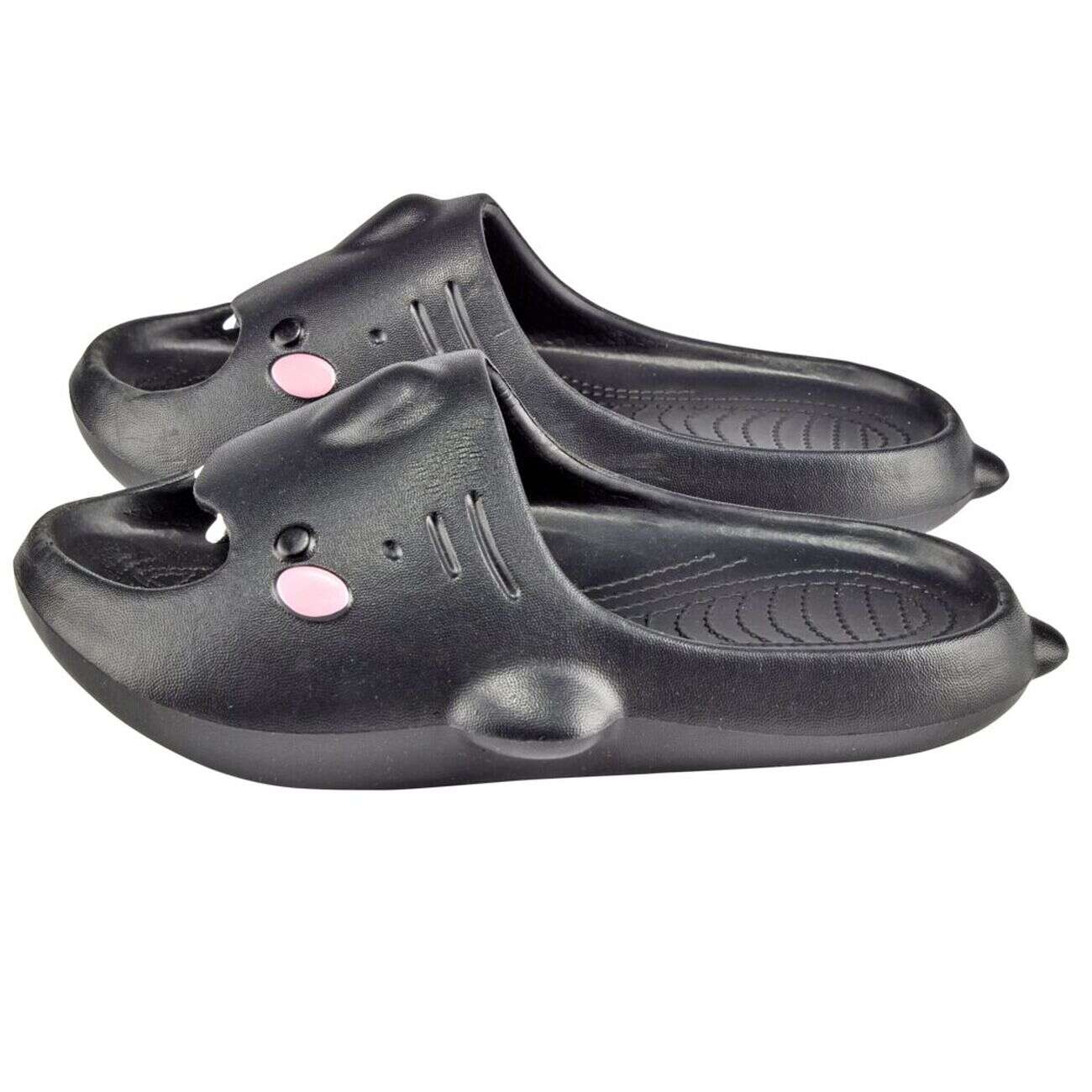 Claquettes raie manta noires 40/41