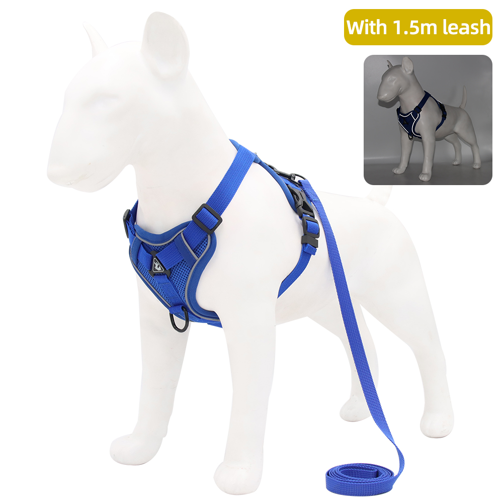 Reflective Cat Puppy Harness No Pull Small Dog Harness Leash Set for Small Medium Large Dogs