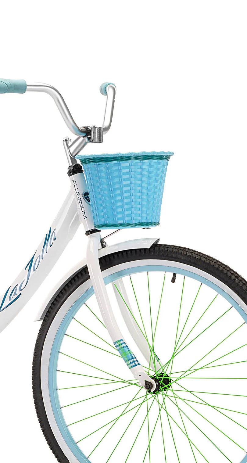 26" Women's, La Jolla Cruiser Bike, White - Image 3