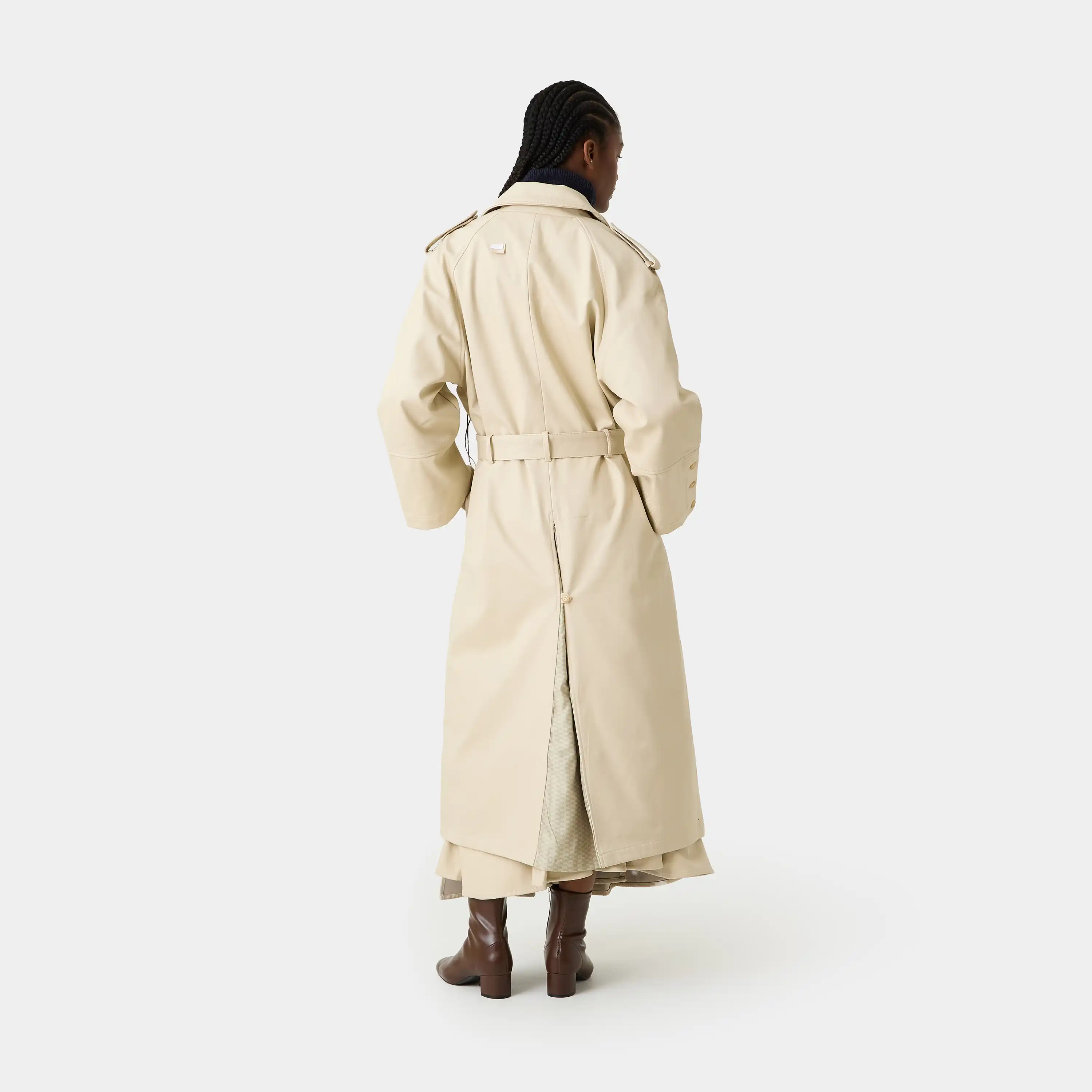 Gadget Light Camel Trench Jacket