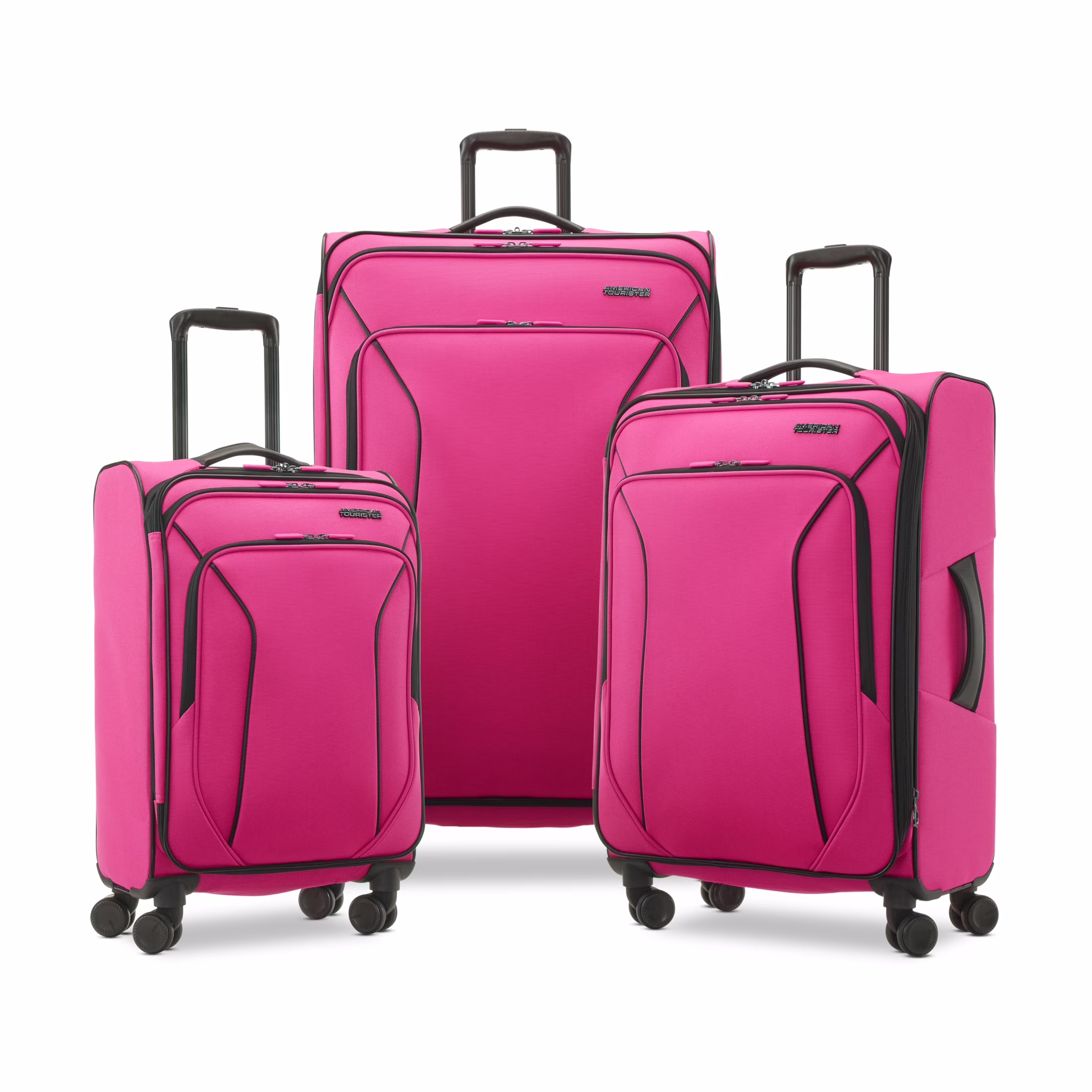 X-Lite 3-Piece Luggage Set with Spinner Wheels Light Grey(Light Grey) - Image 4
