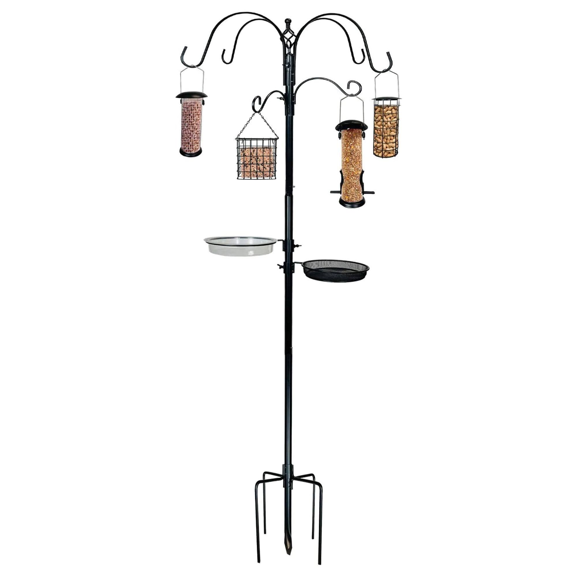 Ashman Premium Bird Station & Birdbath Kit w/ 4 Feeders, 91