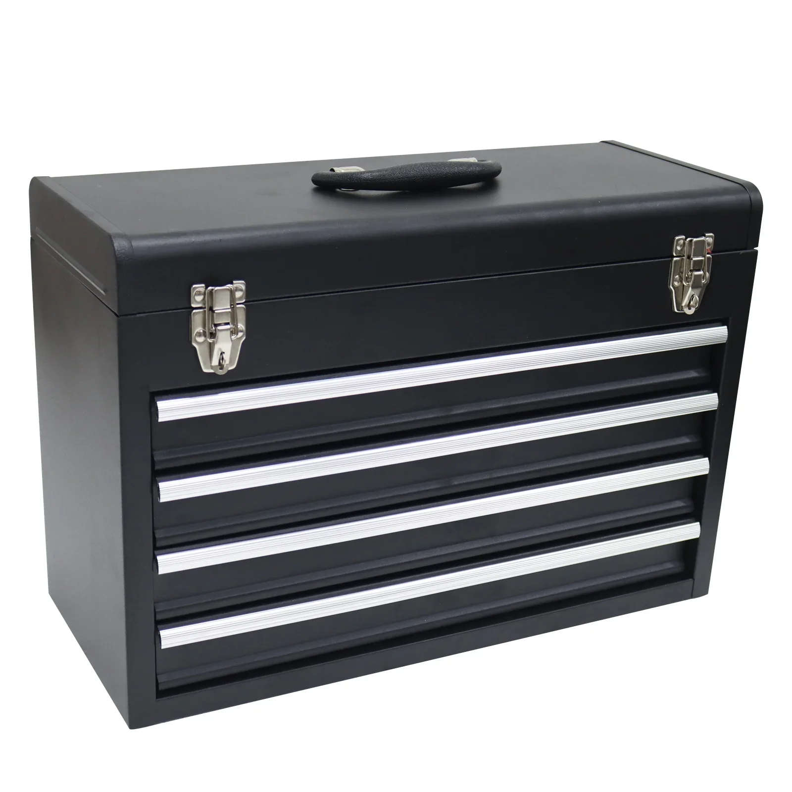 TECHTONGDA 4 Drawer Tool Box Portable Hardware Household Multi-Functional Toolbox with Lock