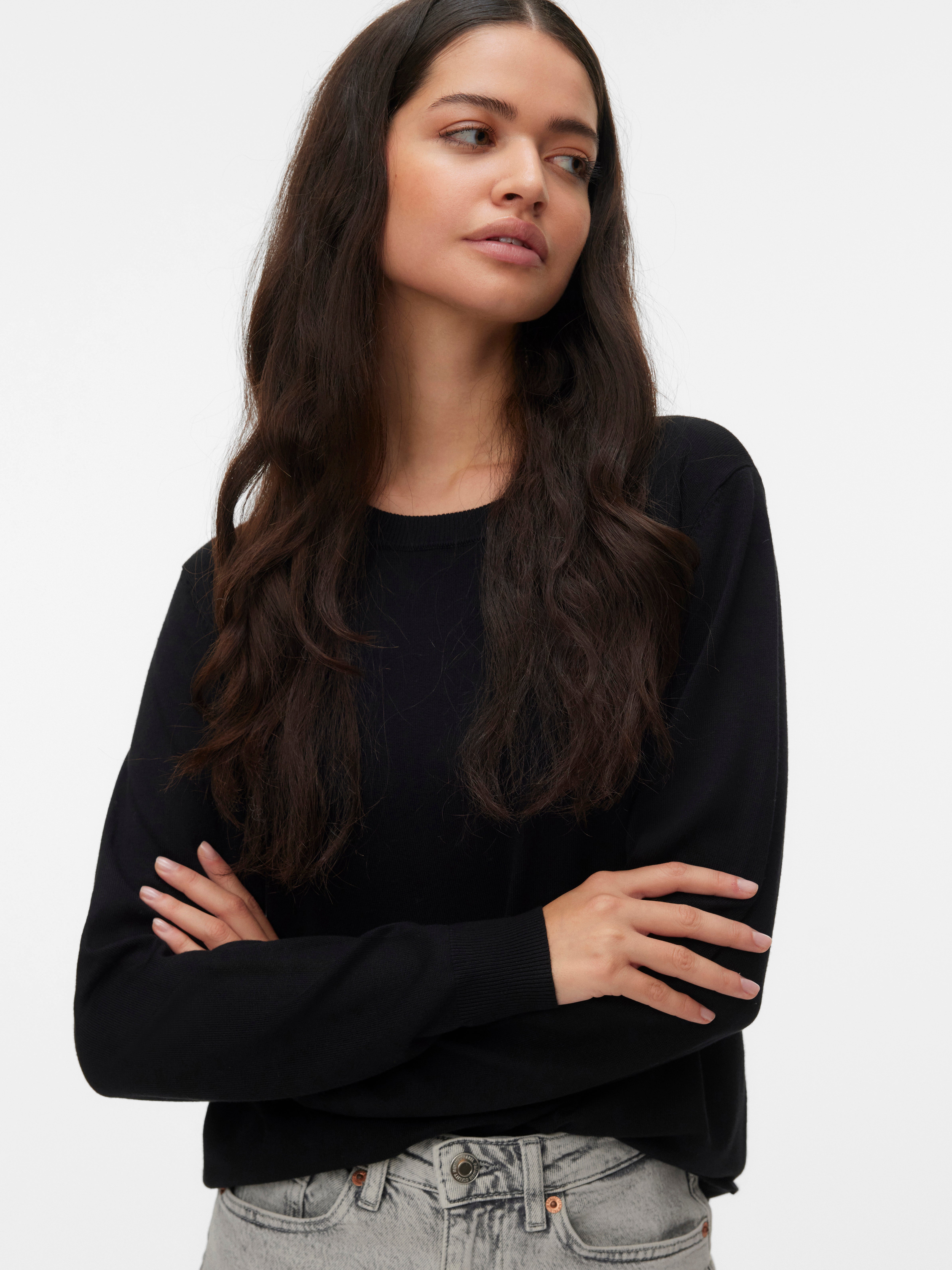VERO MODA® VMSILJE Knitted pullover