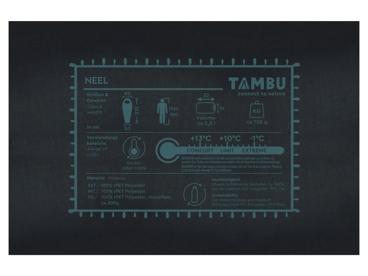 TAMBU Sac de couchage