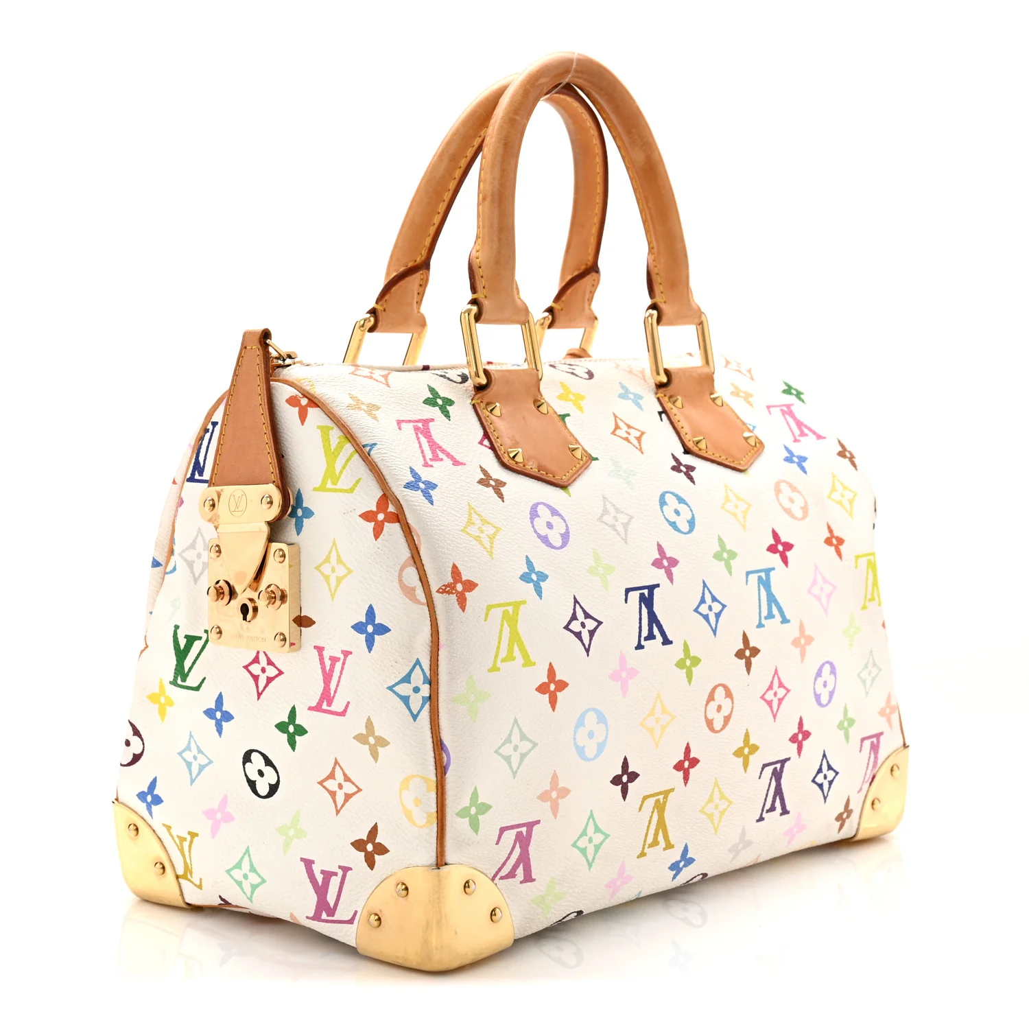 Monogram Multicolor Speedy 30 White