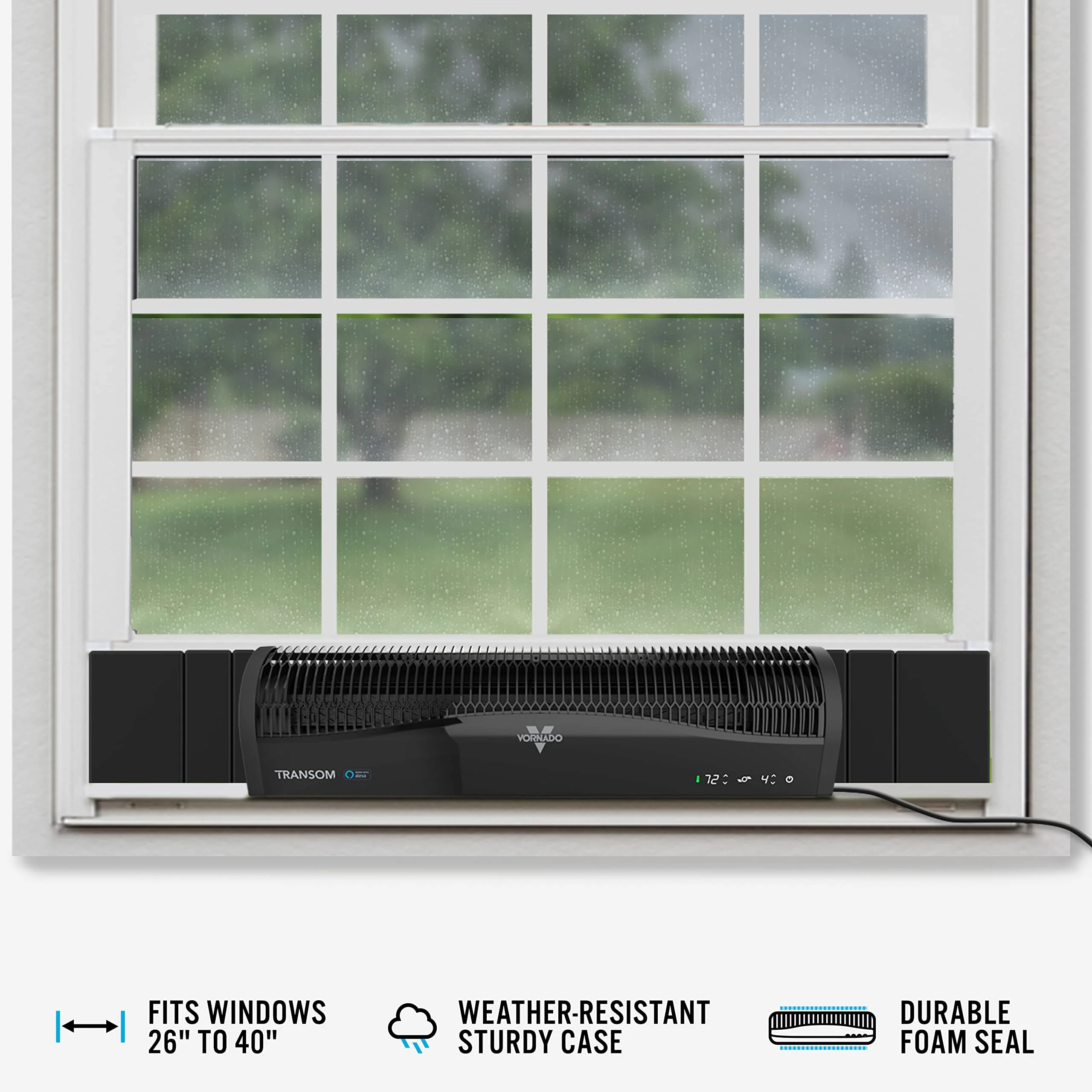 Transom AE Window Air Circulator