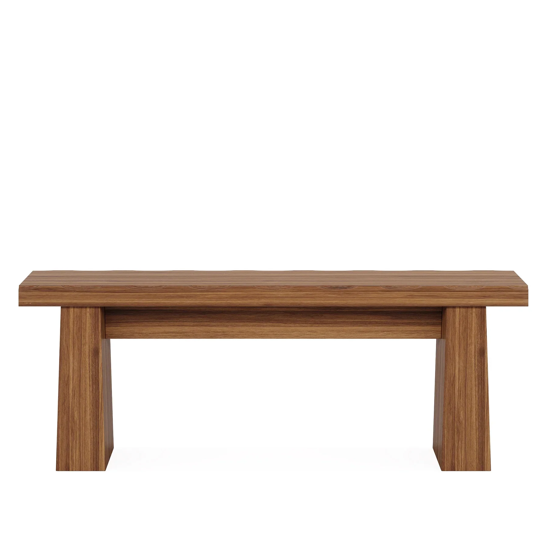 Fnova 48 Wooden Two - Person Backless Entryway Bench with Under - Bench Storage for Outdoor Garden, Living Room, Bedroom, Dining Room, Hallway