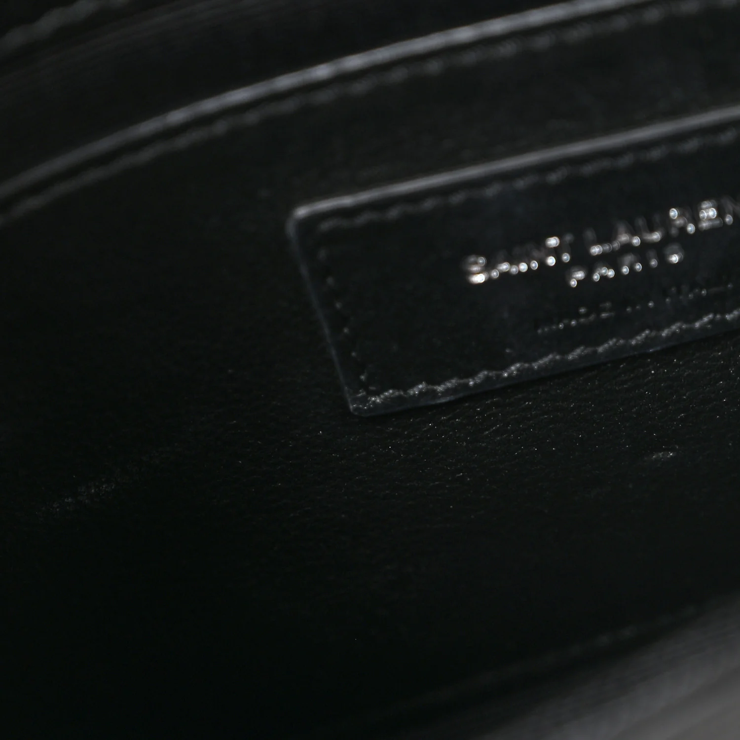 Grain De Poudre Small Monogram Kate Satchel Black