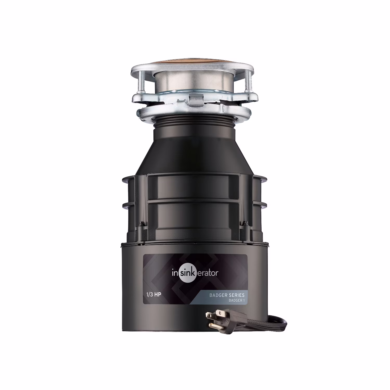 Badger 1 CORD 1/3 HP Continuous Feed Garbage Disposal with Power Cord(Other)