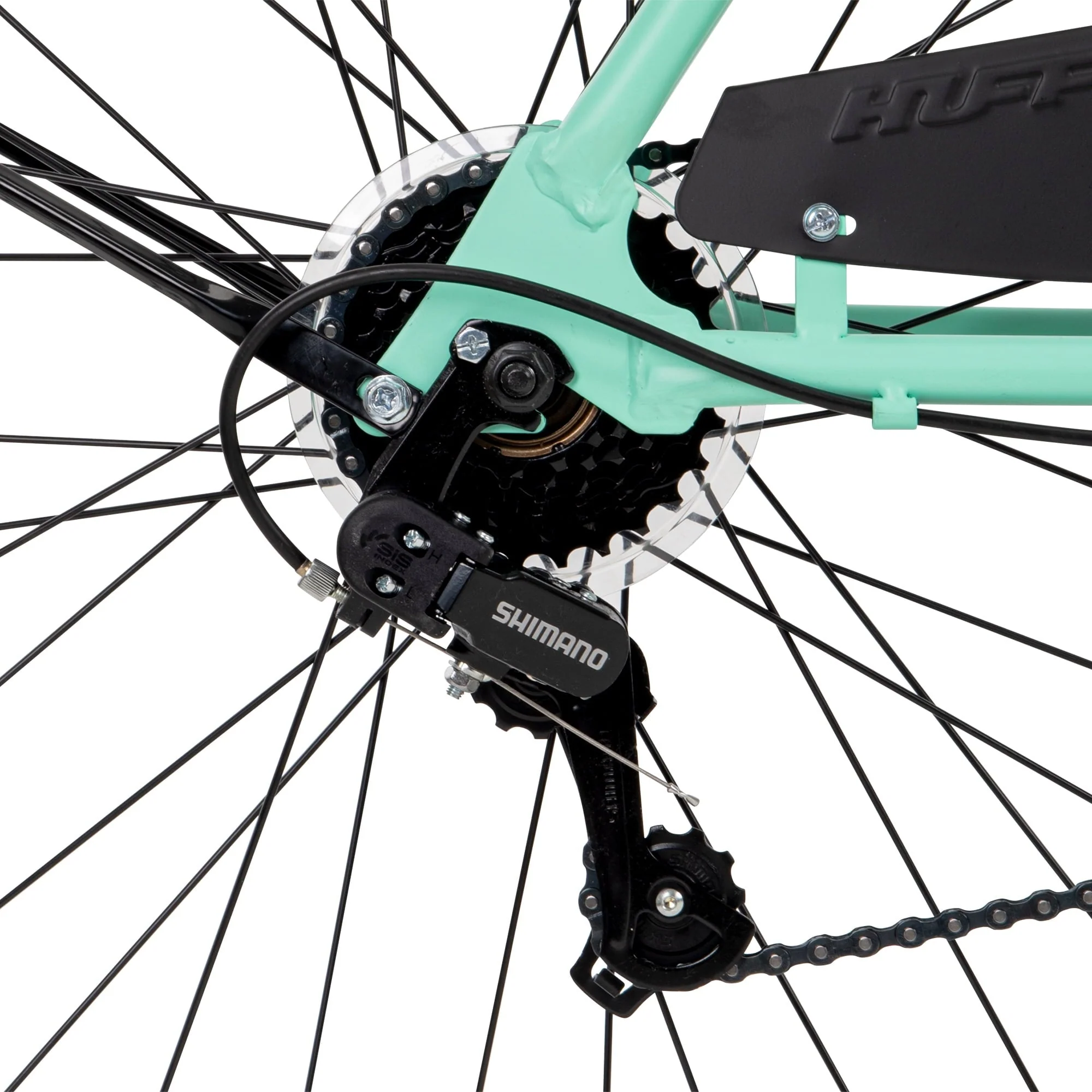 26 In Women's Lockland 7 Speed Cruiser Bike, Sea Foam, Green Image 7