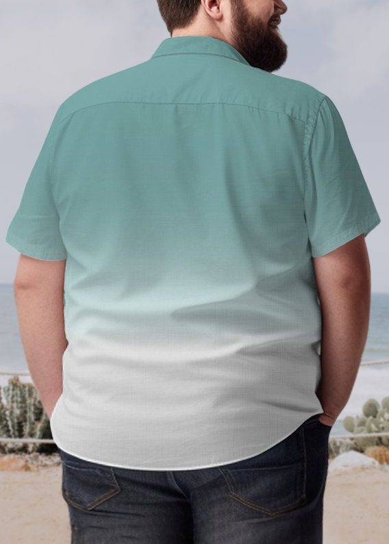 Chemise hawaïenne décontractée à manches courtes pour homme, grandes tailles, modèle 004