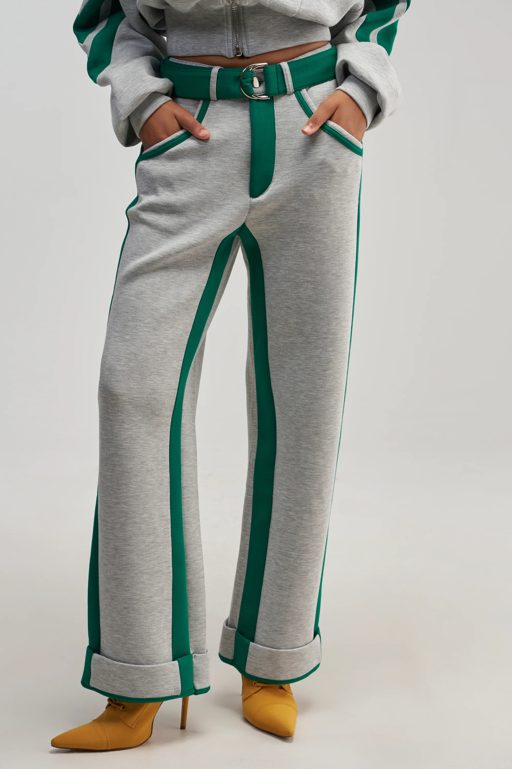 SPORT MODE SCUBA PANT IN GREY - Akira Store