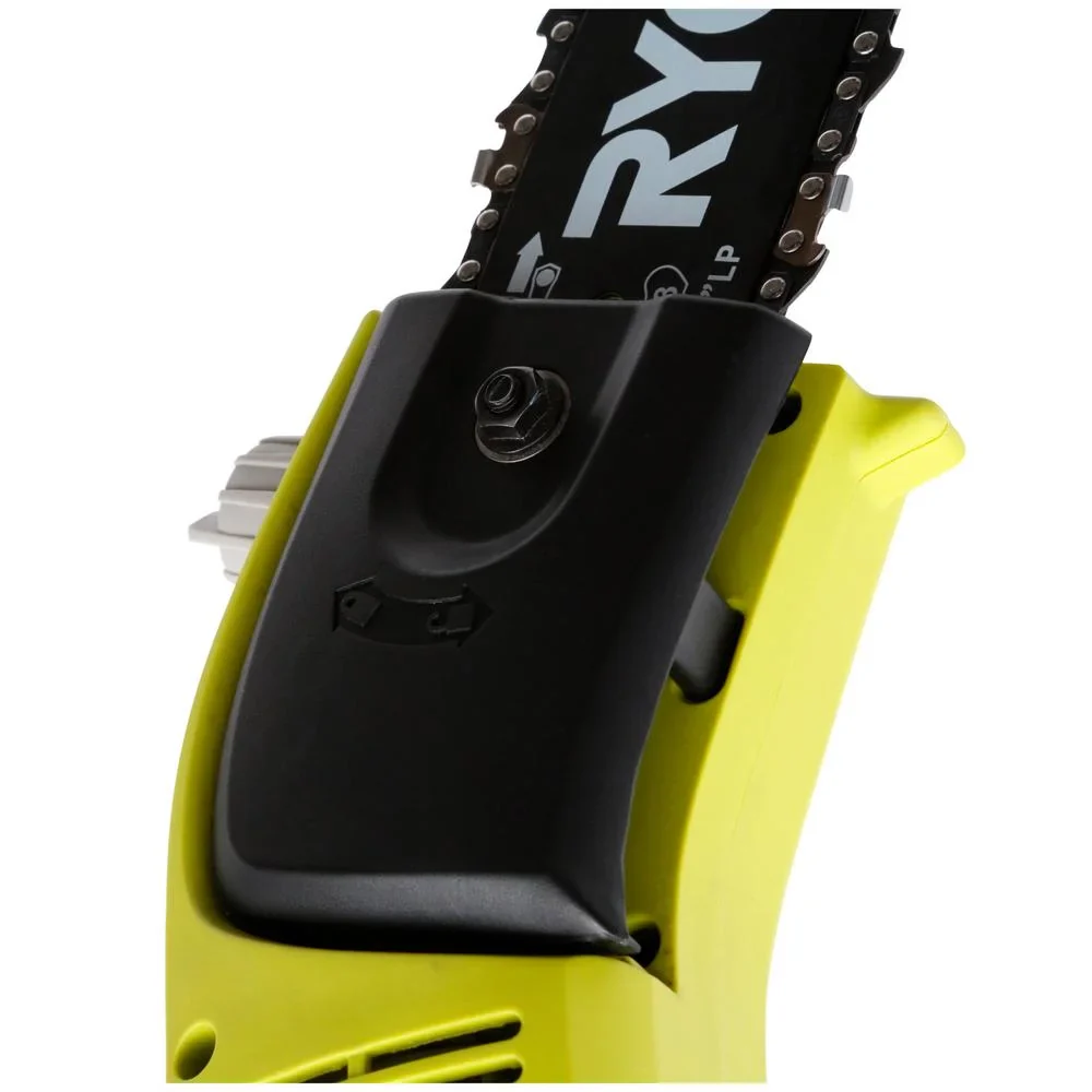 Ryobi Pole Chainsaw Pruner 8 in. Bar 6 Amp Corded Electric Chain Saw Pruner Angled Head RY43160A