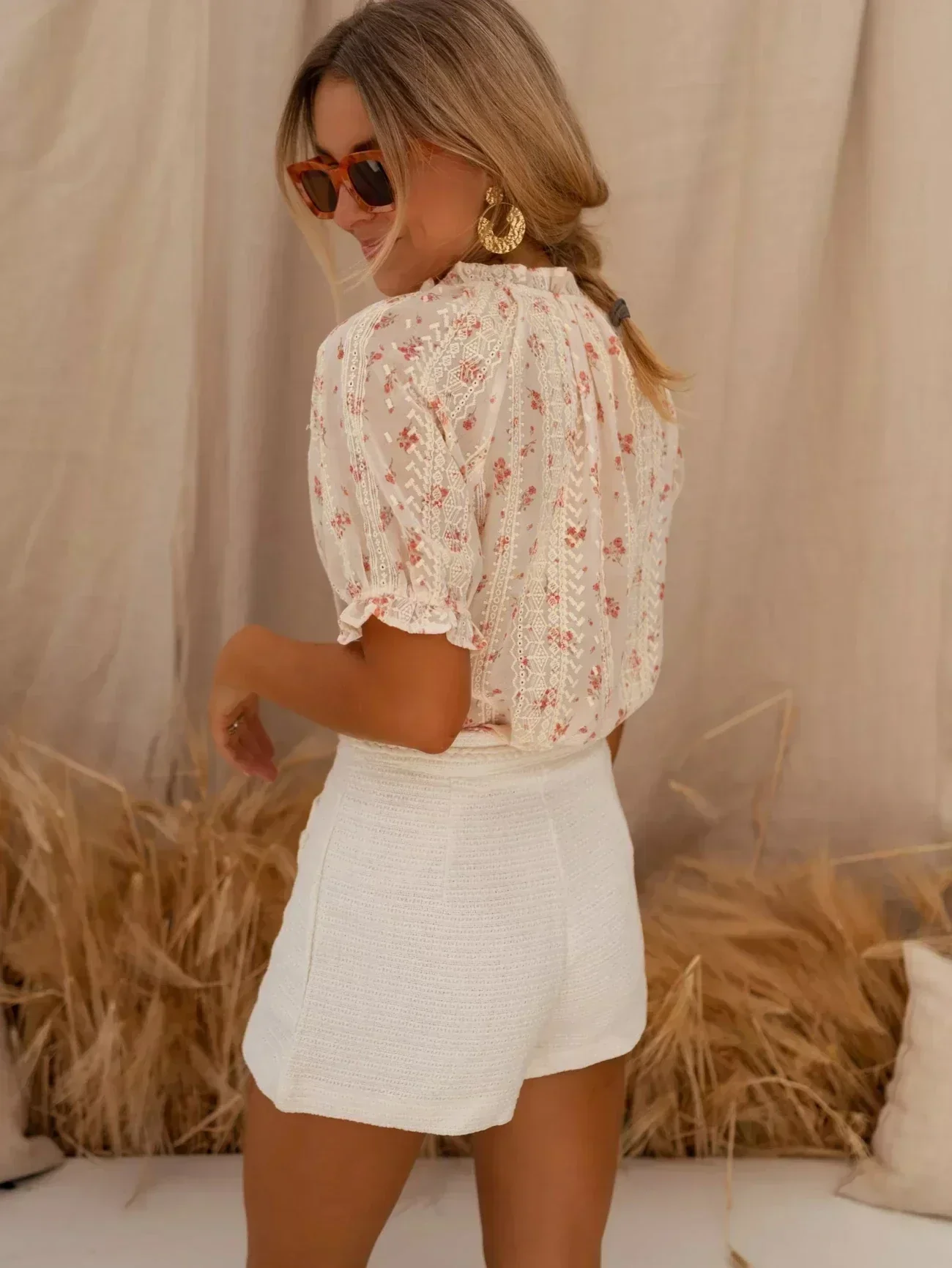 Alva - Blouse Fleurie Estivale