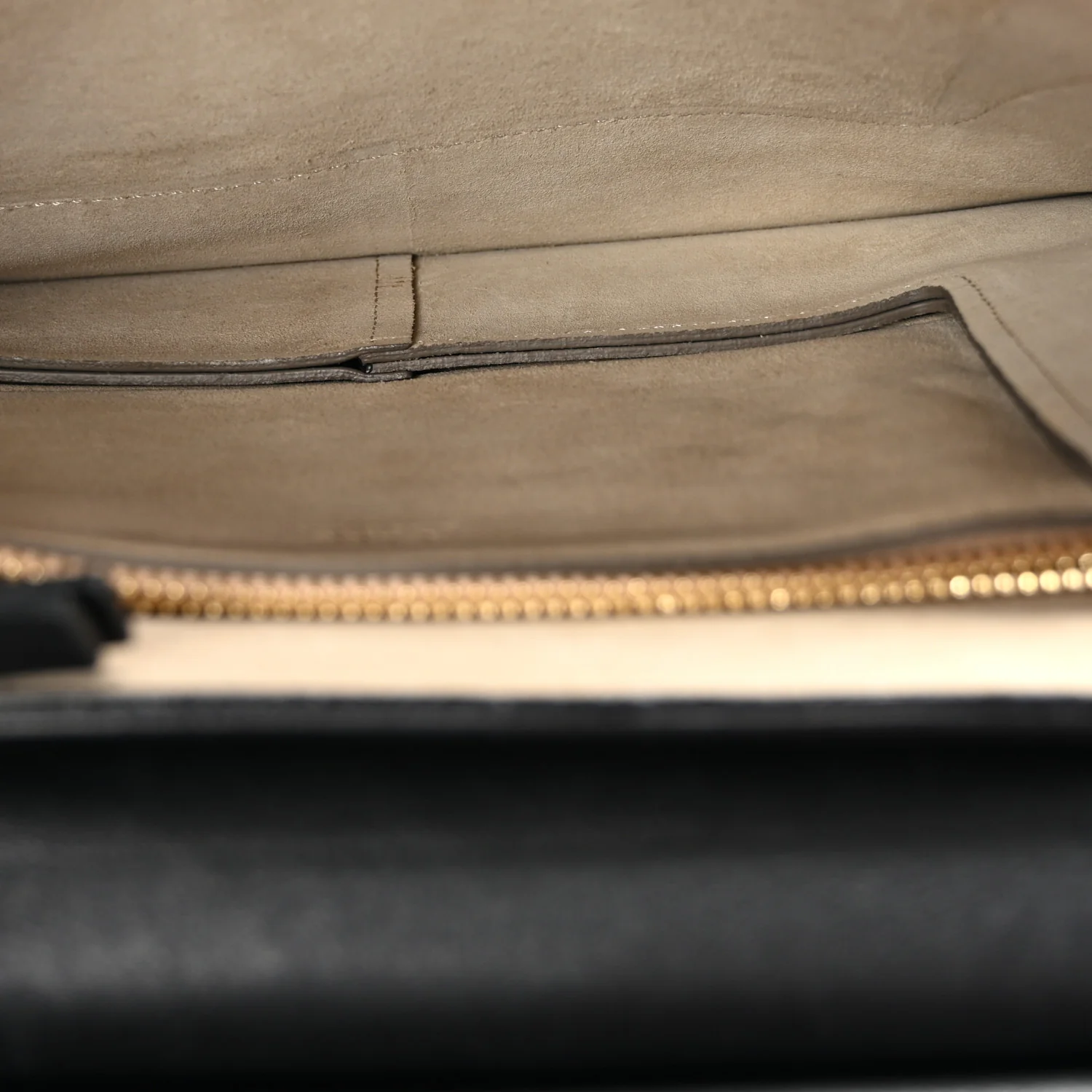 Suede Calfskin Medium Faye Shoulder Bag Black