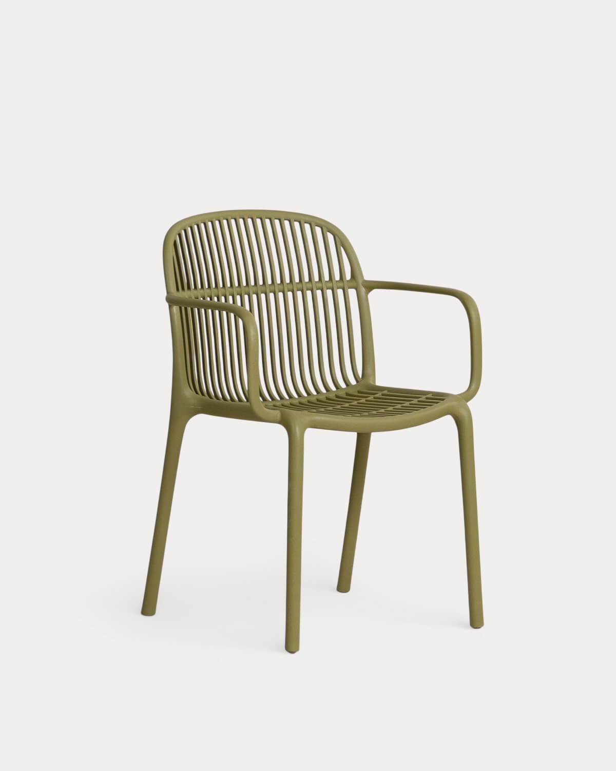 Aisha - Silla de Comedor de Polipropileno con Reposabrazos Aisha