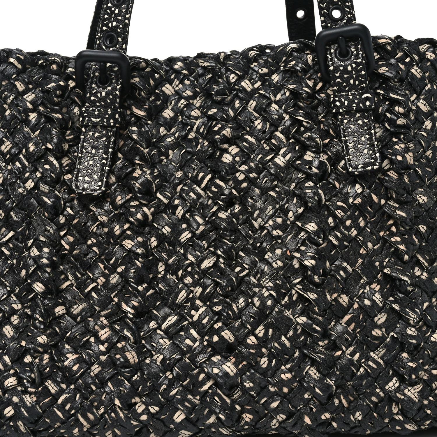 Nappa Nastri Medium Lido Tote Bag Tourmaline