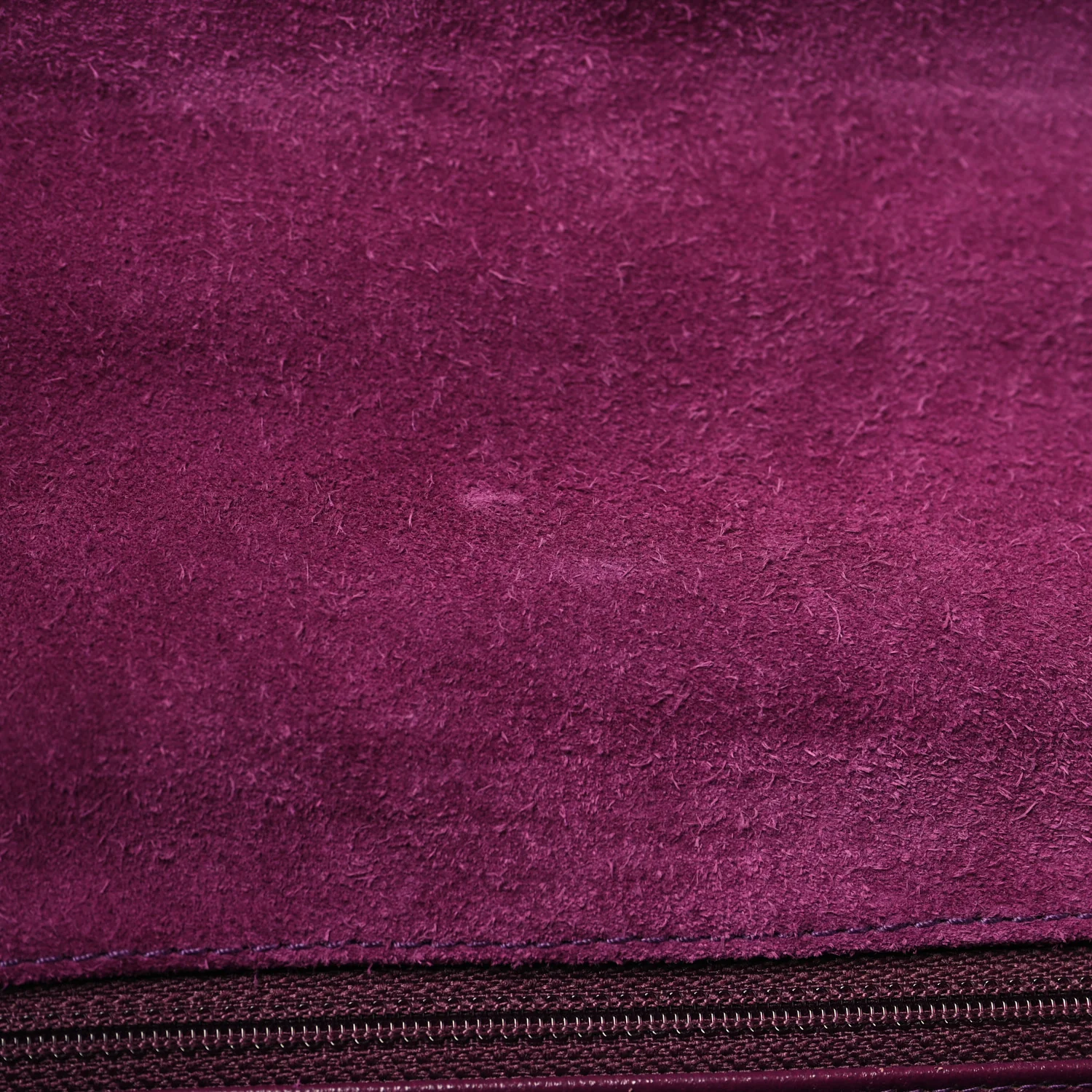 Suede Lambskin Scallop Quilted Medium Pagoda Flap Purple