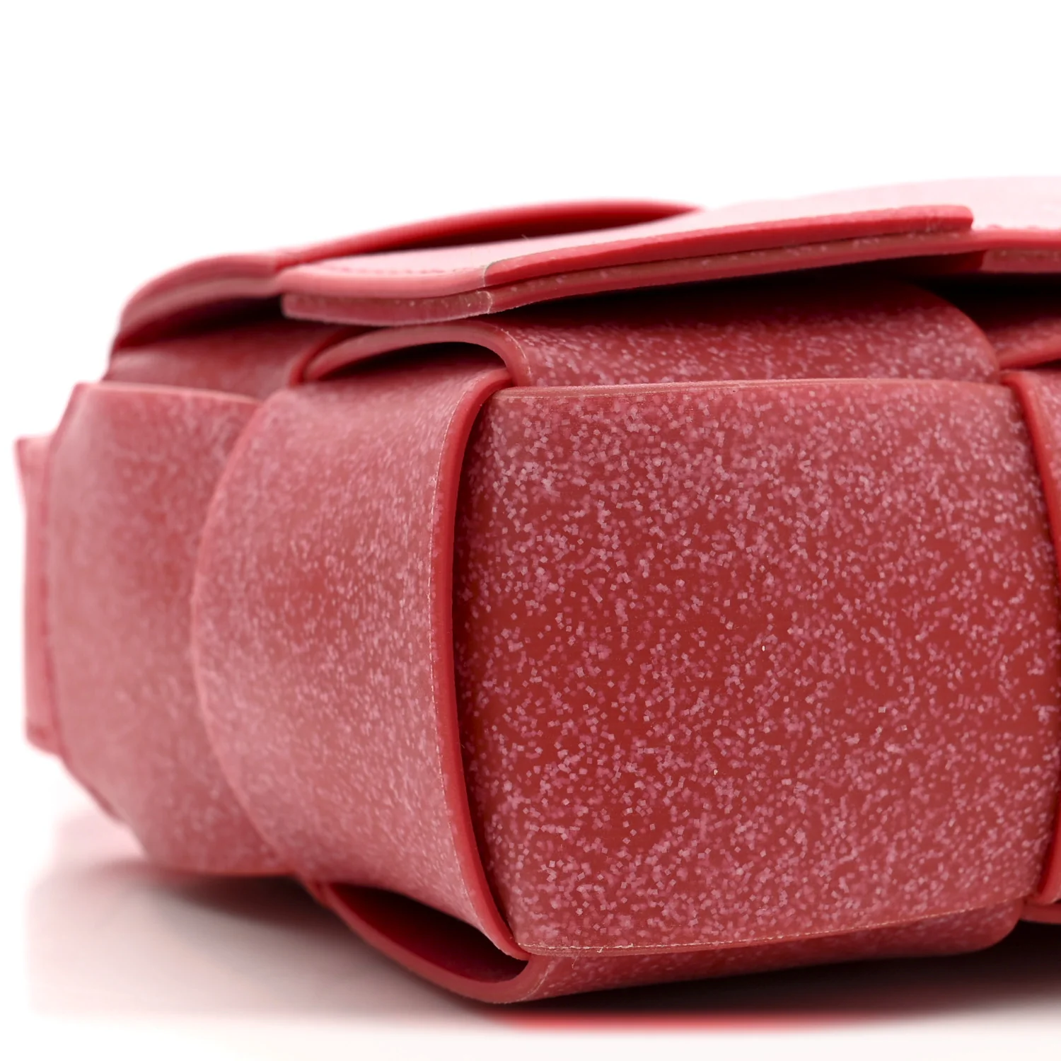 Rubber Maxi Intrecciato Extra Mini Cassette Crossbody Bag Firework