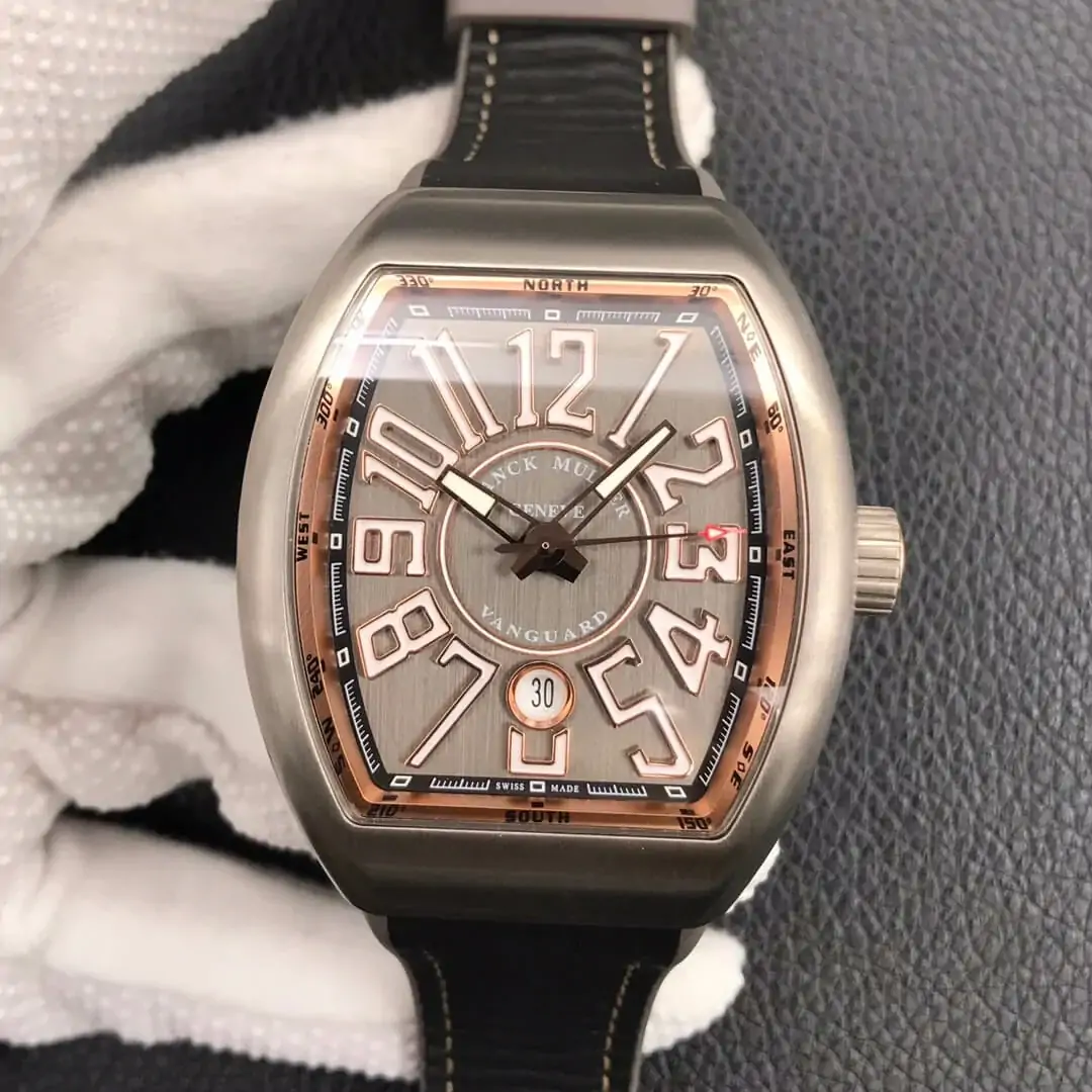 Franck Muller Vanguard V 45 SC DT TT BR 5N ZF Factory Grey Dial