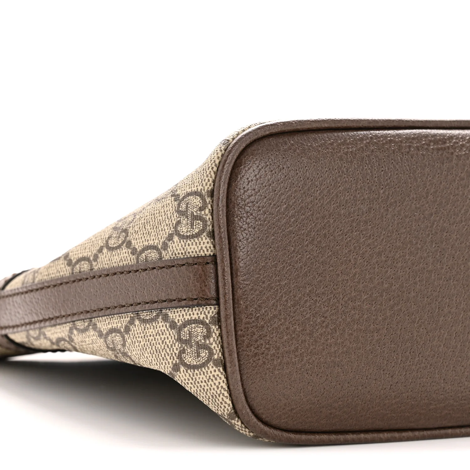 GG Supreme Monogram Web Ophidia Chain Shoulder Bag Brown