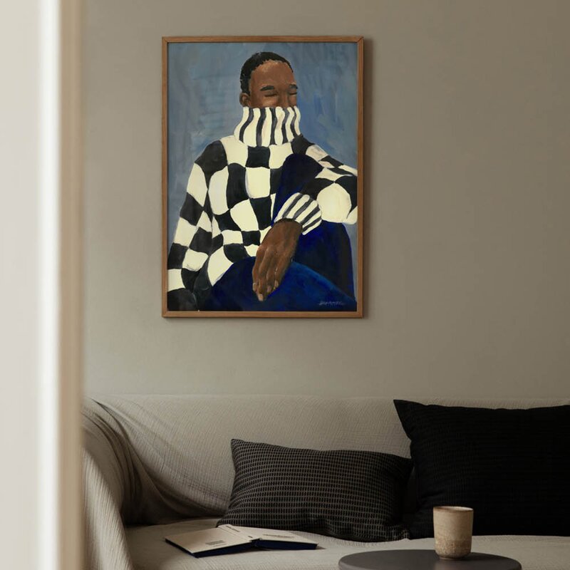 The Poster Club x Hanna Peterson poster 50x70 cm check
