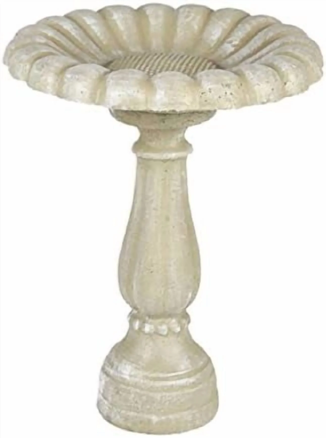 Solid Rock Stoneworks Daisy Birdbath 2pc 25