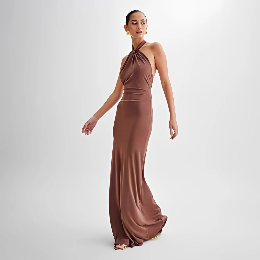 Mabel - Robe Maxi Chic avec Dos Dévoilé