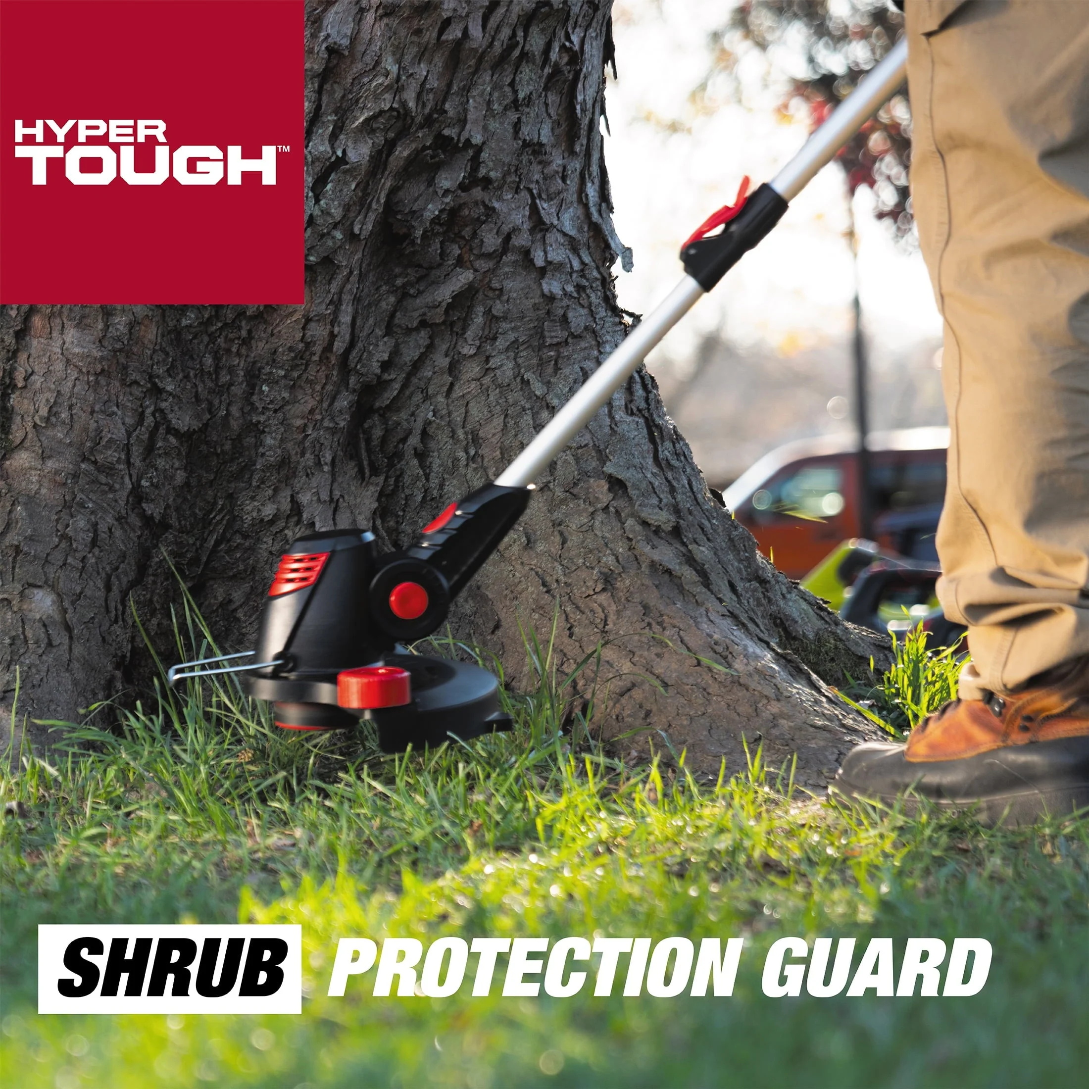 Hyper Tough 20V Max Cordless 12-inch String Trimmer, HT21-401-003-02(Black)