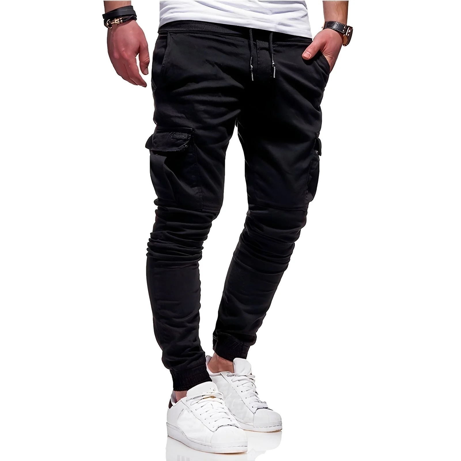 Alec - Pantalon cargo décontracté