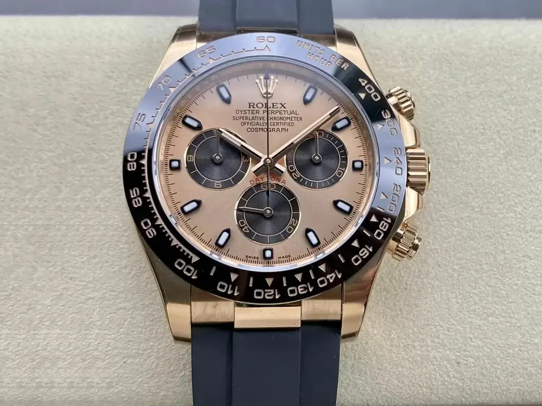 Rolex Cosmograph Daytona M116515LN-0018 Clean Factory Ceramic Rubber Strap