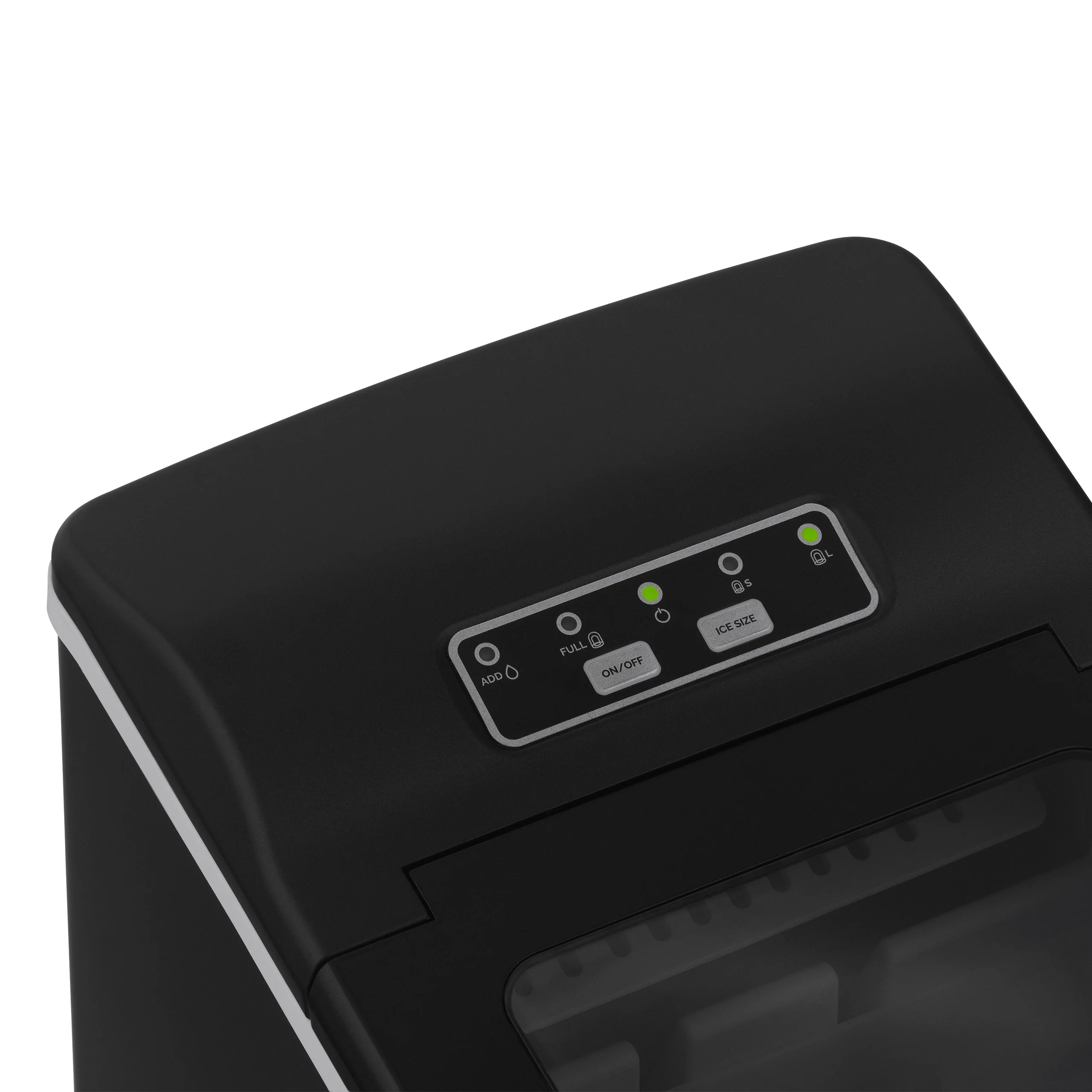 Newair Countertop Bullet Ice Maker in Matte Black or Metallic Silver, 26 lbs/Day