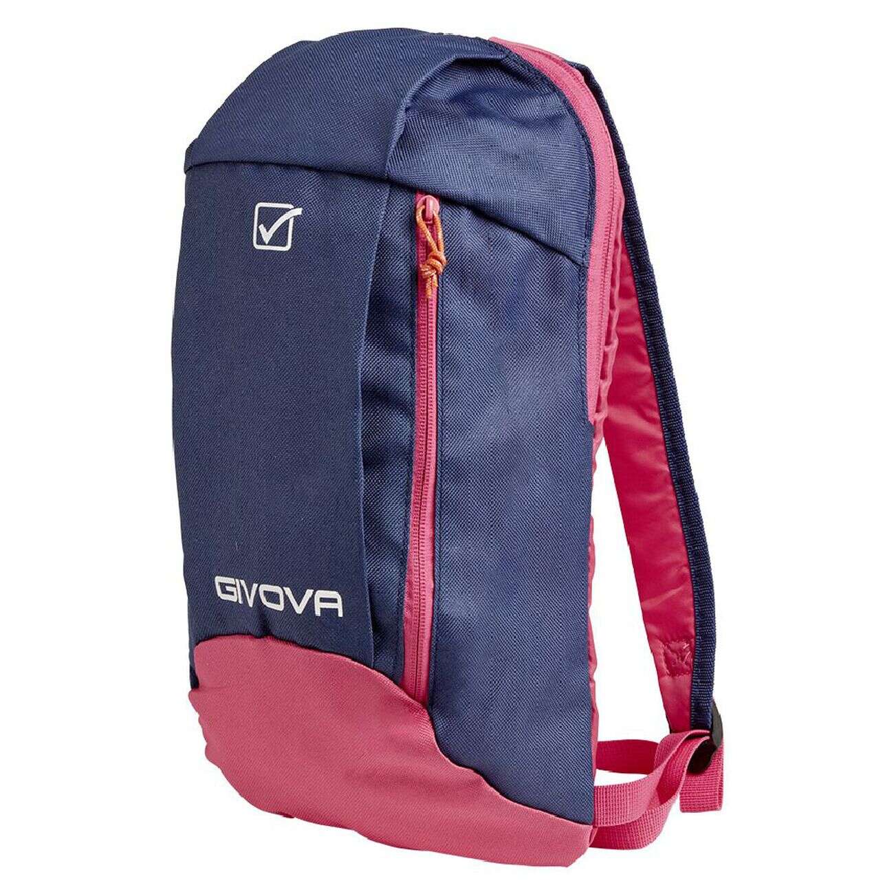 Sac à dos sport réglable bleu et rose 24x14xH41cm
