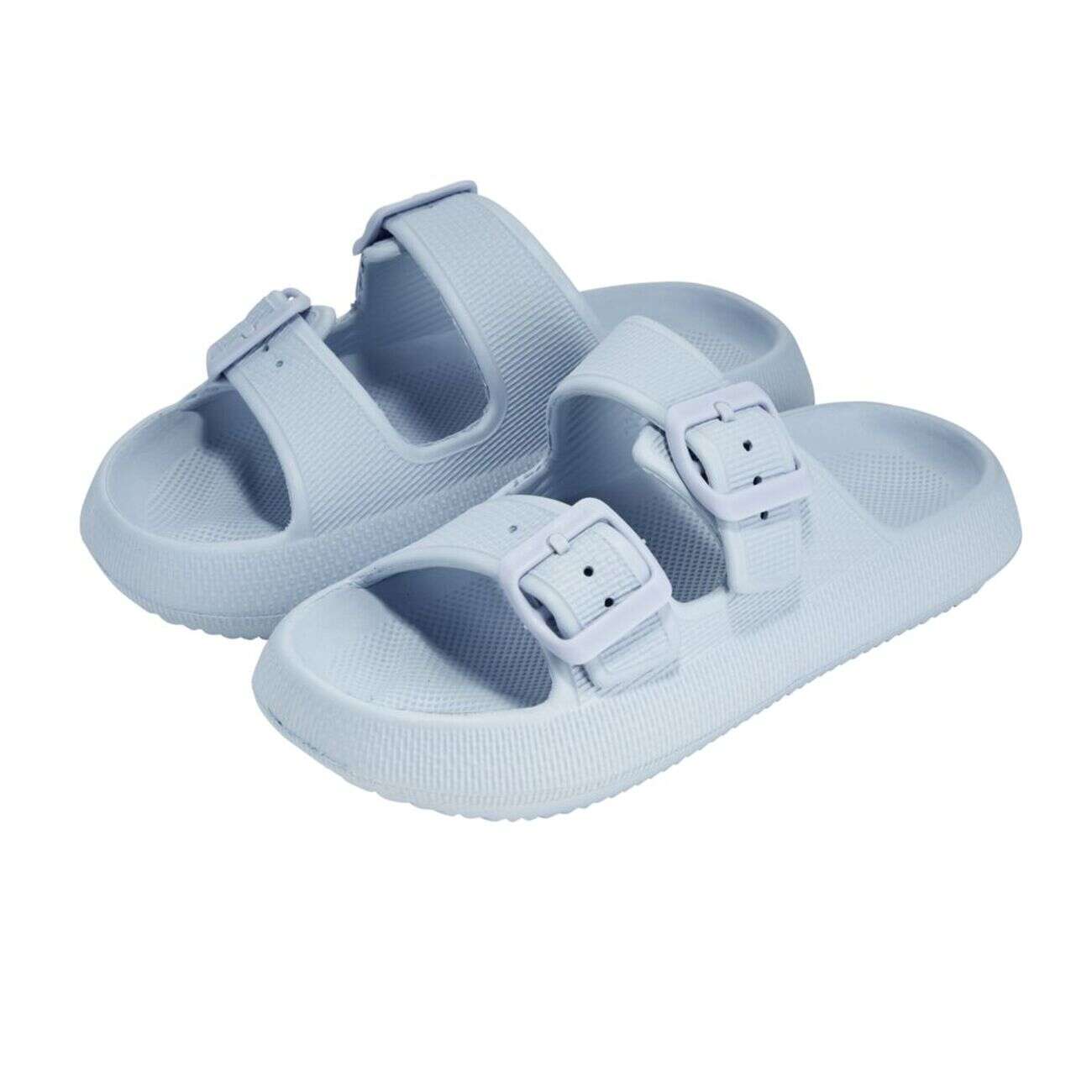 Sandales enfant 2 brides plastique bleu 34/35