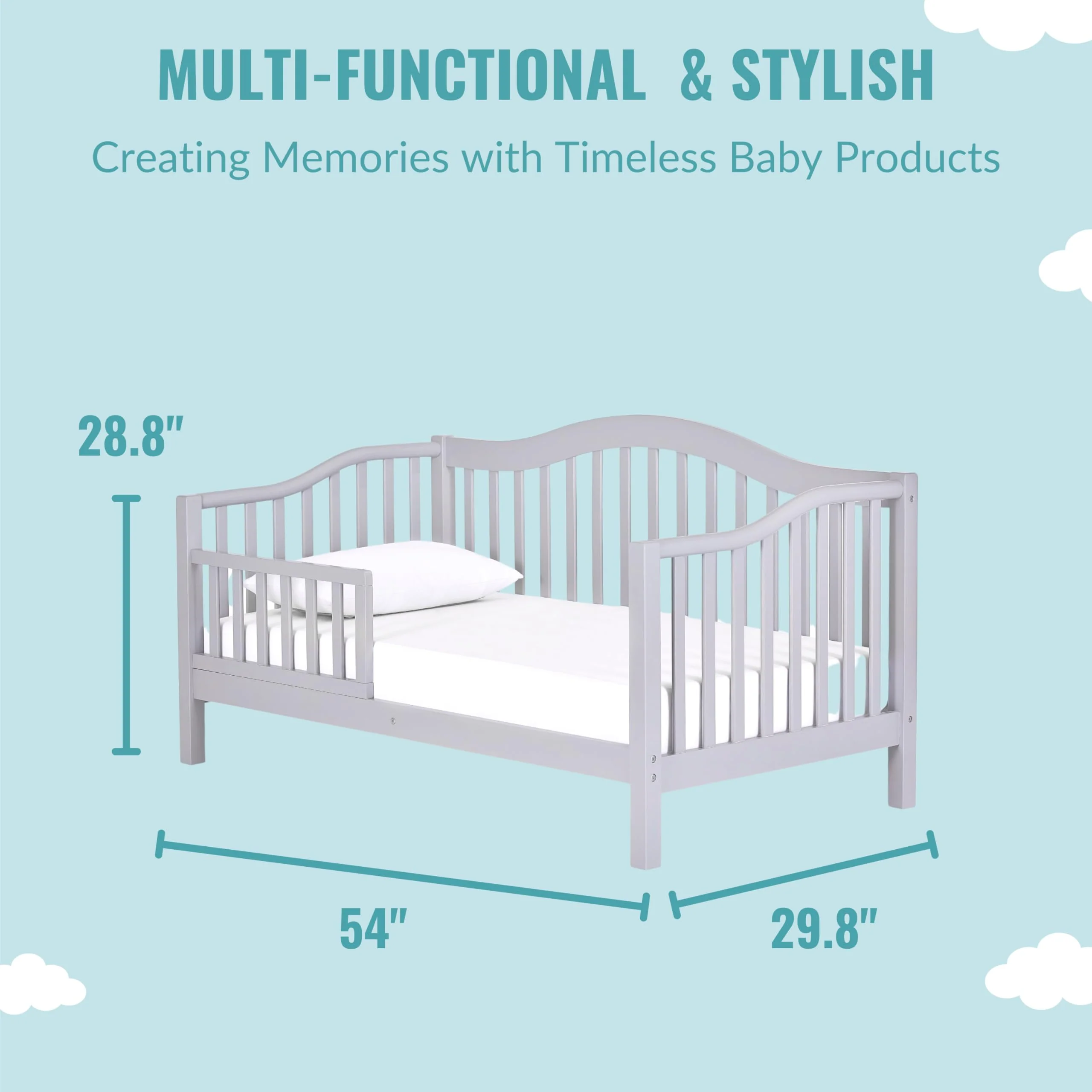 Dream On Me 2-in-1 Breathable Twilight 5 Spring Coil Crib and Toddler Bed Mattress