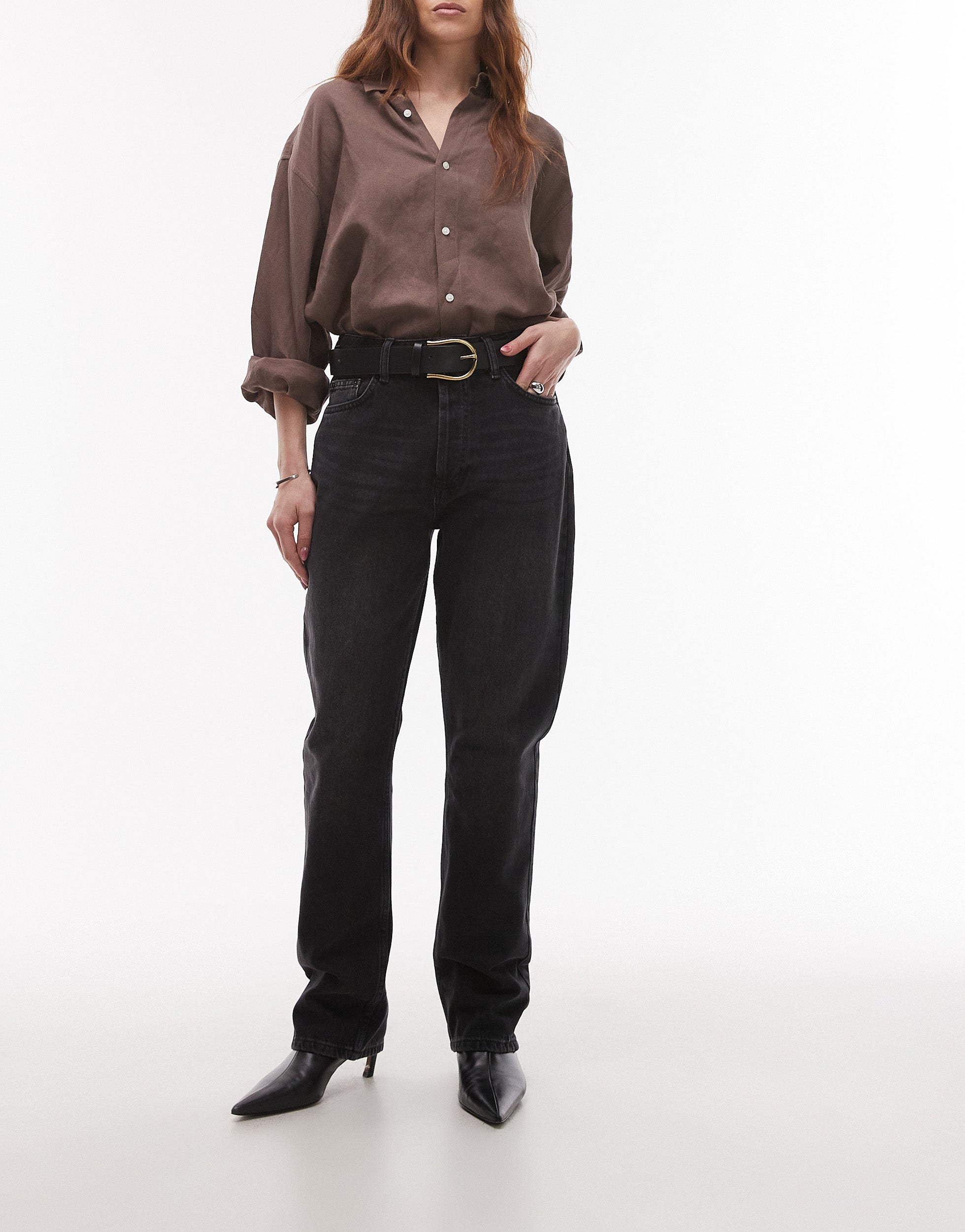 VERO MODA® TOPSHOP High waist Straight Fit Jeans