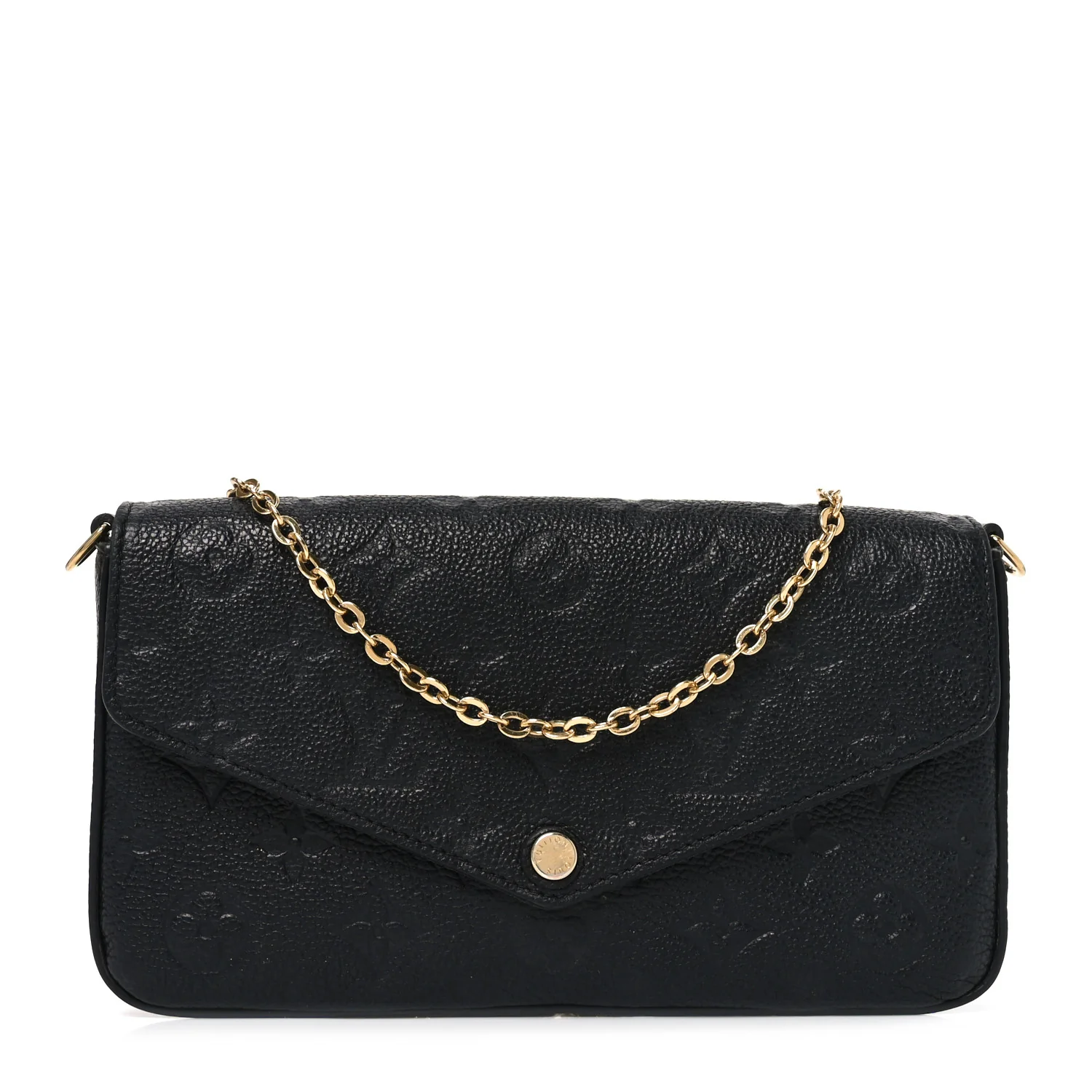 Empreinte Pochette Felicie Chain Wallet Black